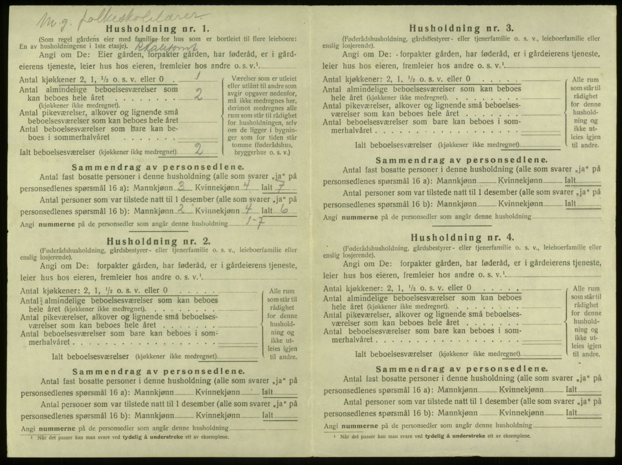 SAB, 1920 census for Manger, 1920, p. 297