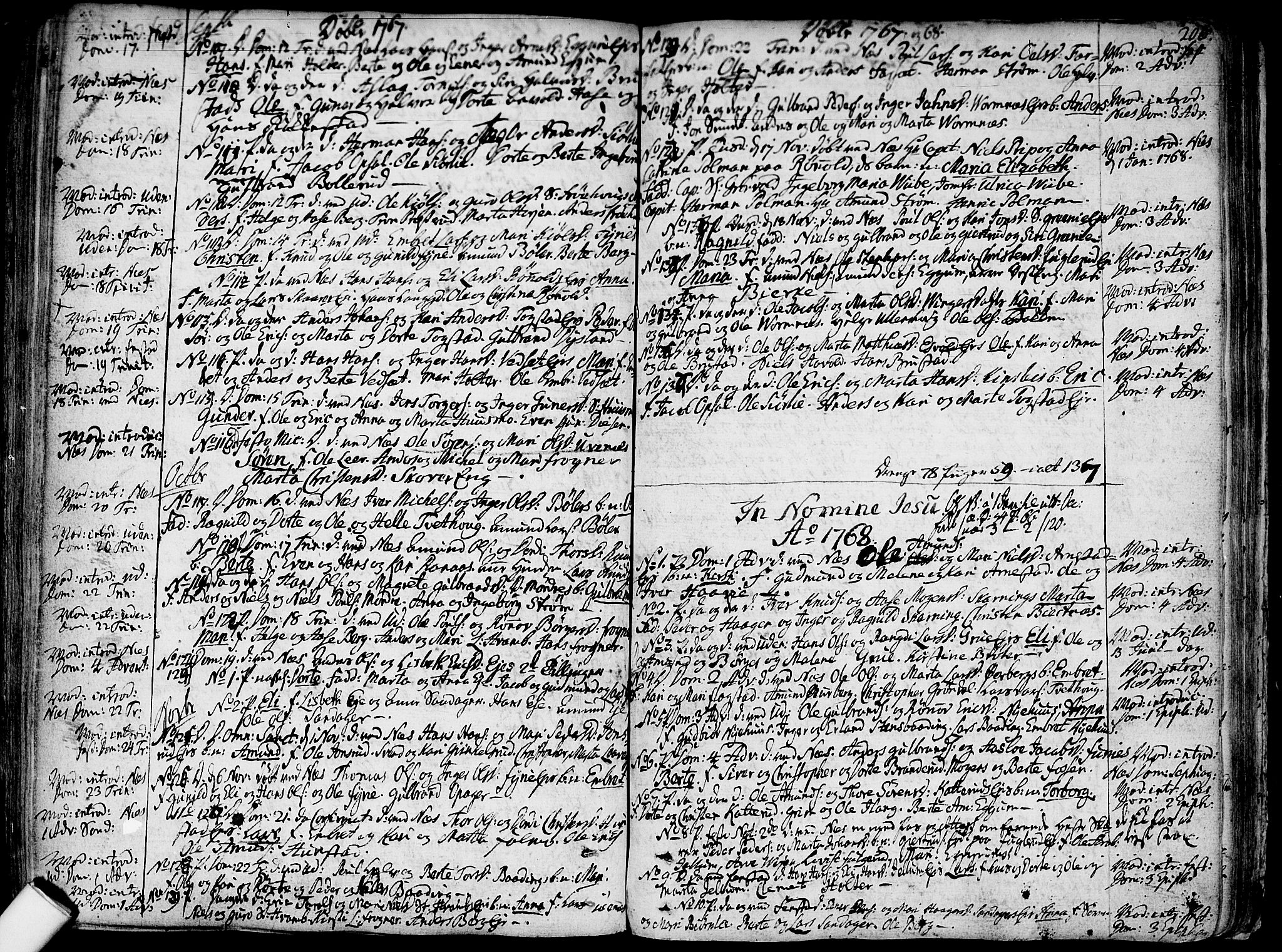 Nes prestekontor Kirkebøker, SAO/A-10410/F/Fa/L0003: Parish register (official) no. I 3, 1734-1781, p. 206