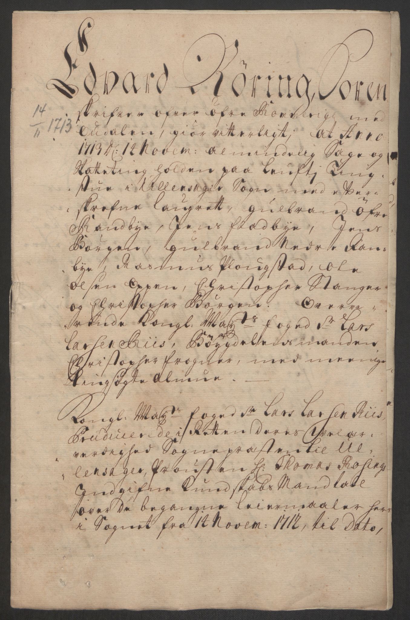 Kristiania stiftamt, AV/SAO-A-10386/E/Ed/Edp/L0001: Sorenskrivere, 1711-1721, p. 16