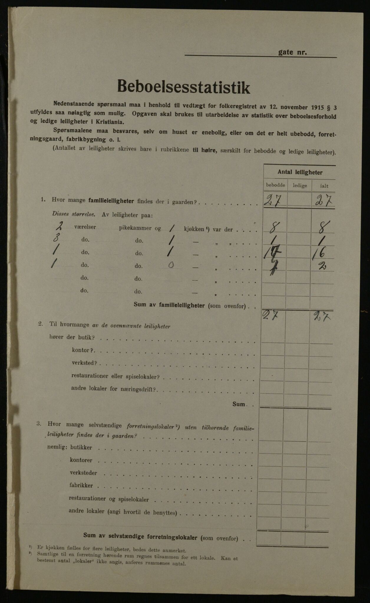 OBA, Municipal Census 1923 for Kristiania, 1923, p. 14465