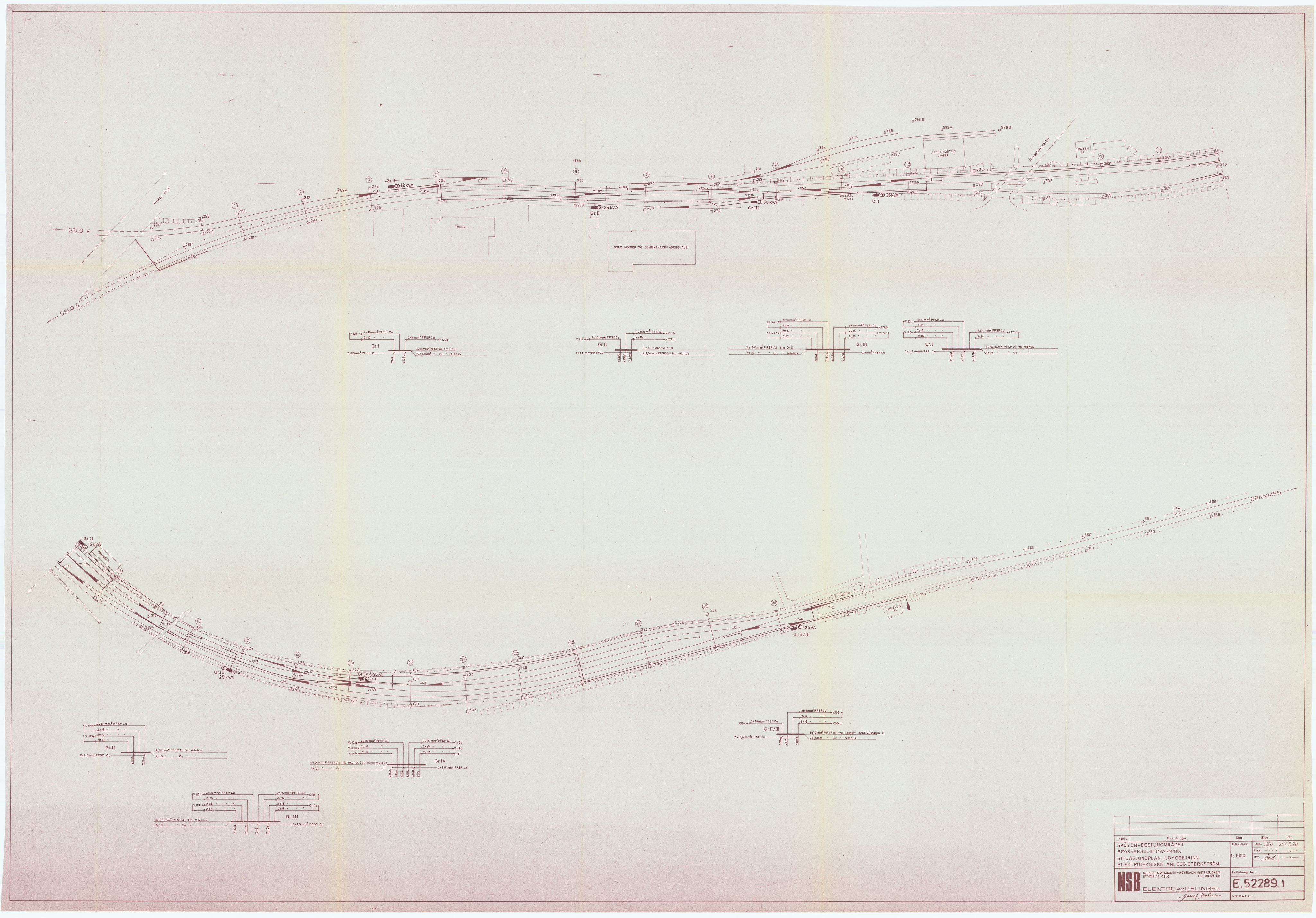 Norges statsbaner, Hovedadministrasjonen, Plankontoret for Oslo S, AV/RA-S-5410/D/L0168: Driftsbanegården. Øvrige driftsbanegårder, 1917-1978, p. 106