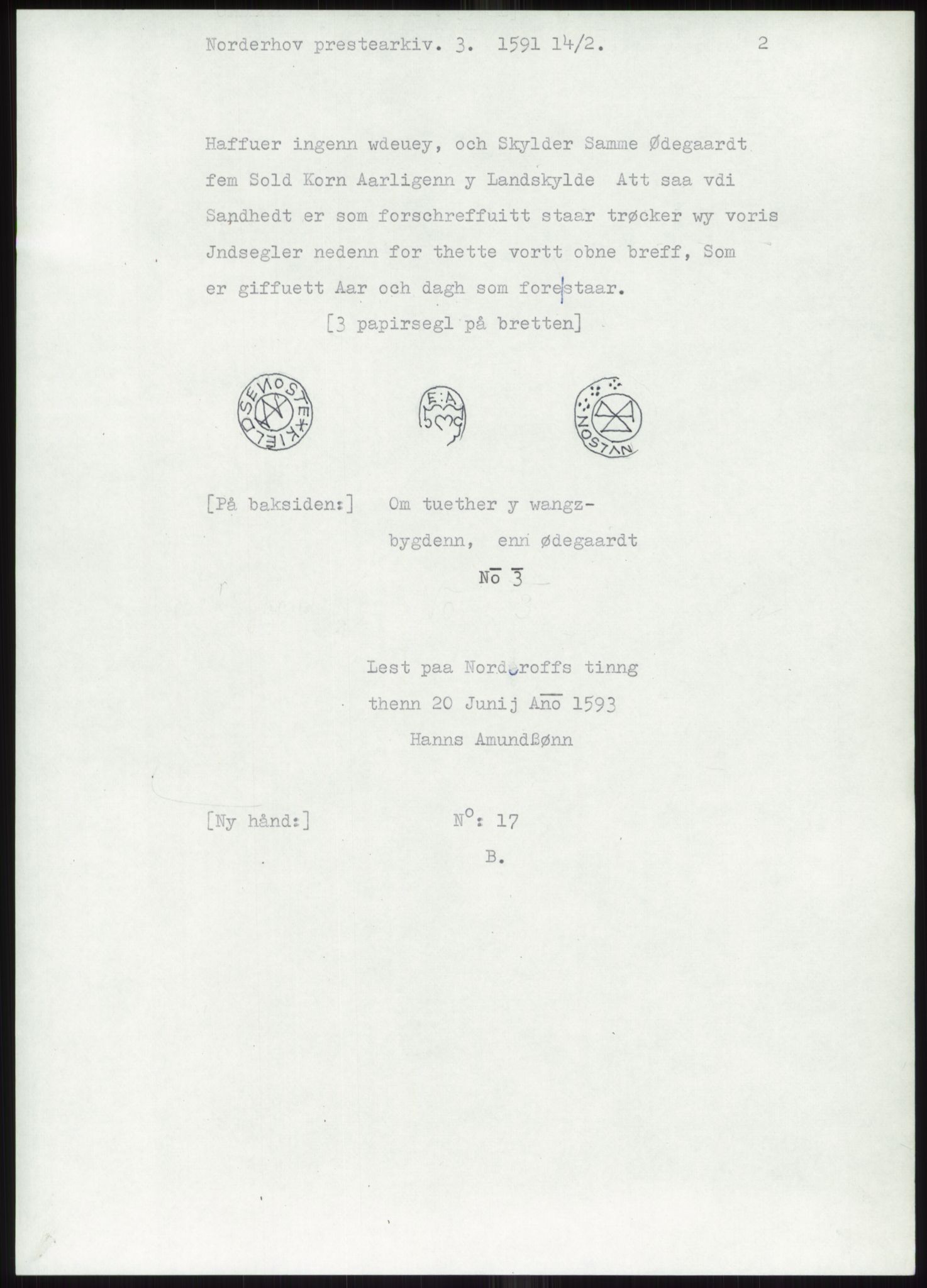 Samlinger til kildeutgivelse, Diplomavskriftsamlingen, AV/RA-EA-4053/H/Ha, p. 525