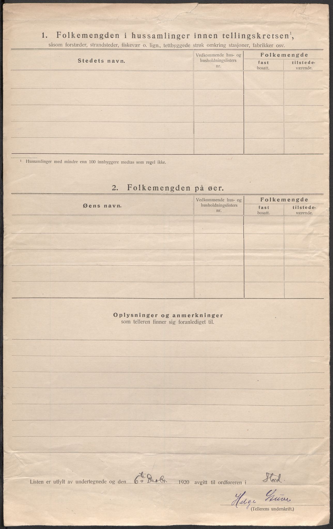 SAB, 1920 census for Stord, 1920, p. 28