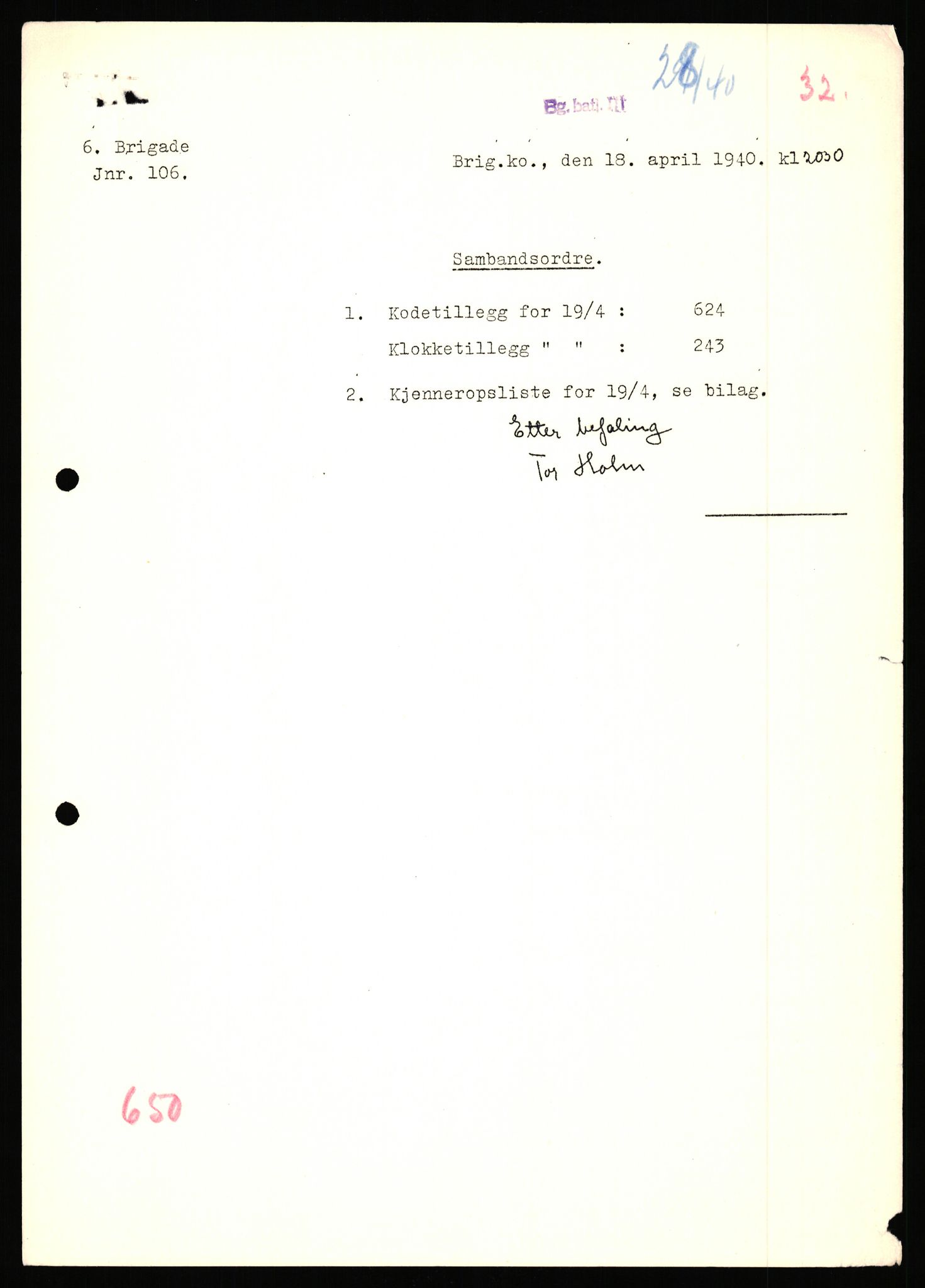 Forsvaret, Forsvarets krigshistoriske avdeling, AV/RA-RAFA-2017/Y/Yb/L0153: II-C-11-650  -  6. Divisjon: Bergartilleribataljon 3, 1940, p. 669