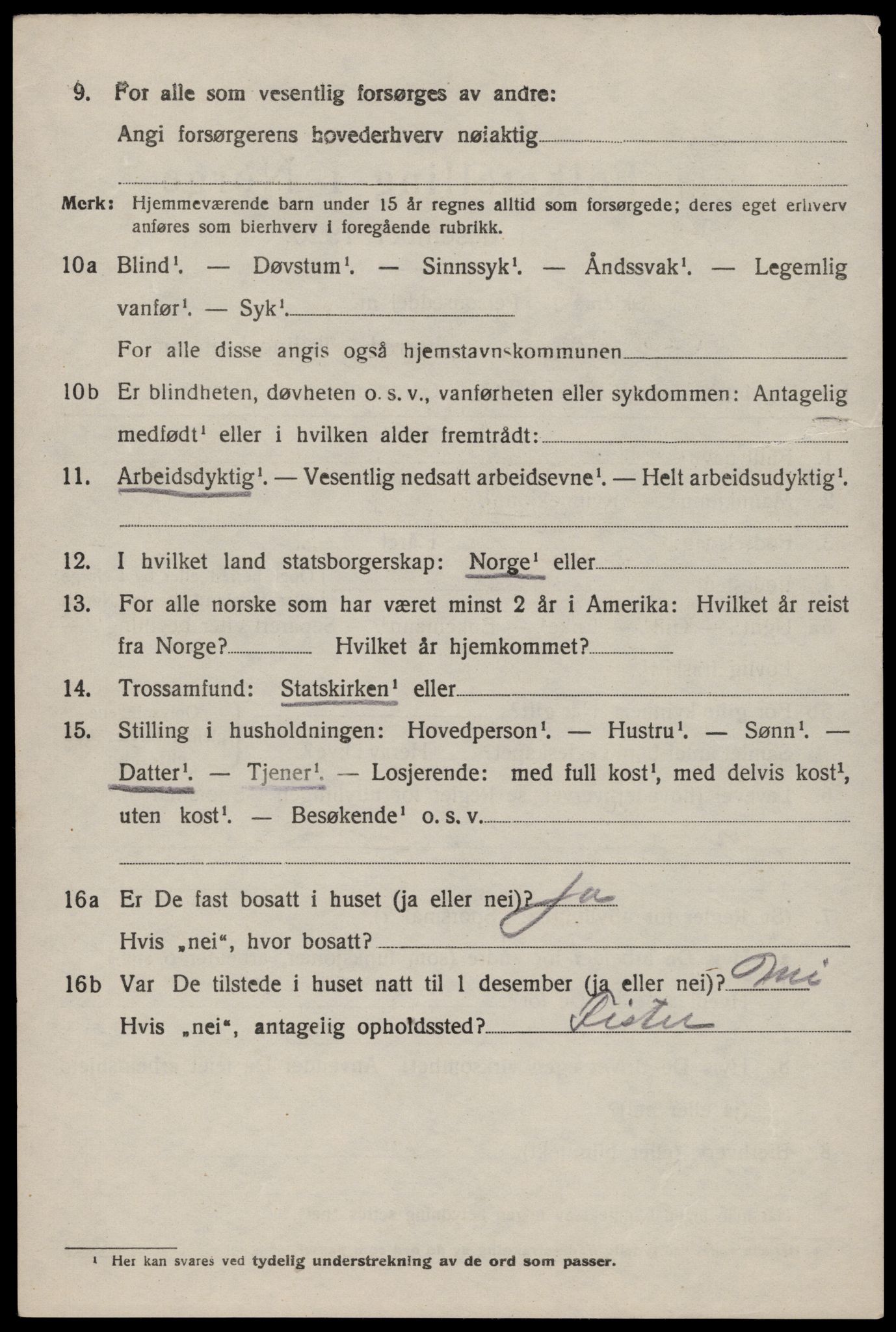 SAST, 1920 census for Fister, 1920, p. 1100