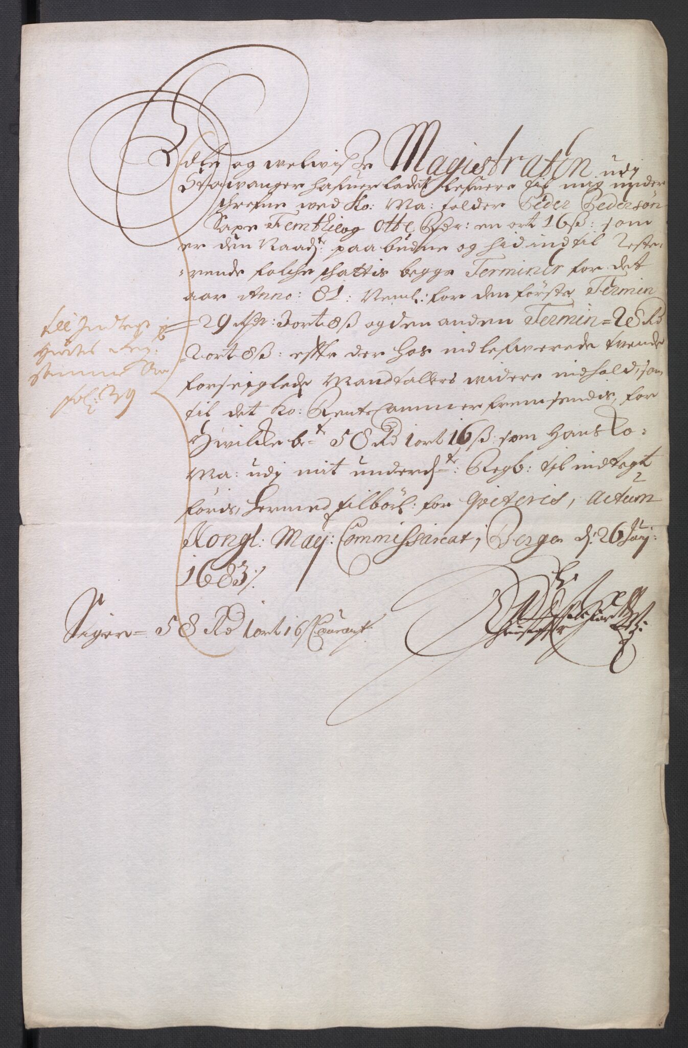 Rentekammeret inntil 1814, Reviderte regnskaper, Byregnskaper, AV/RA-EA-4066/R/Ro/L0301: [O3] Kontribusjonsregnskap, 1679-1684, p. 189