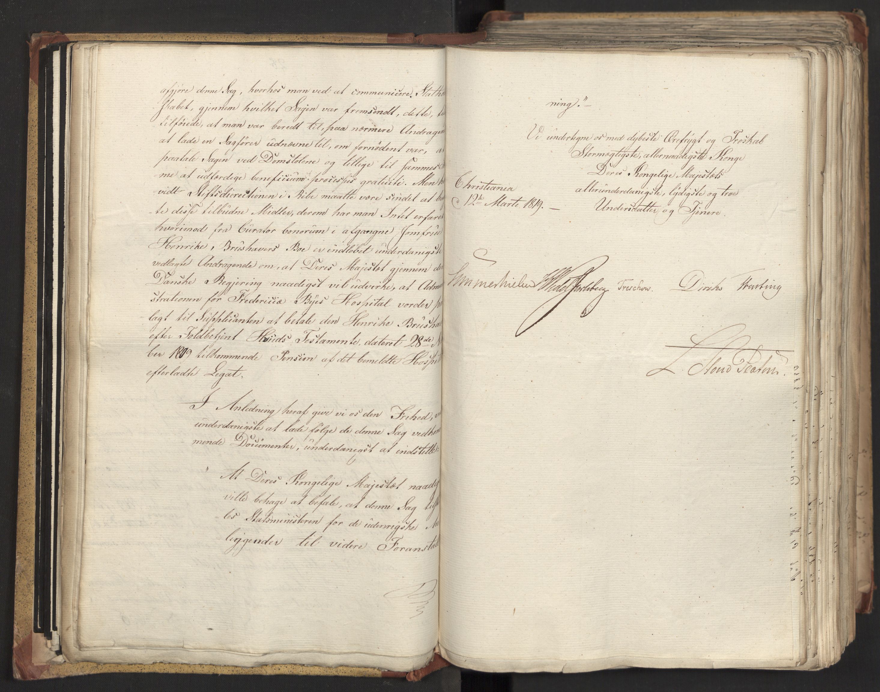 Statsrådsavdelingen i Stockholm, AV/RA-S-1003/D/Da/L0018: Regjeringsinnstillinger nr. 3599-3855, 1819, p. 69
