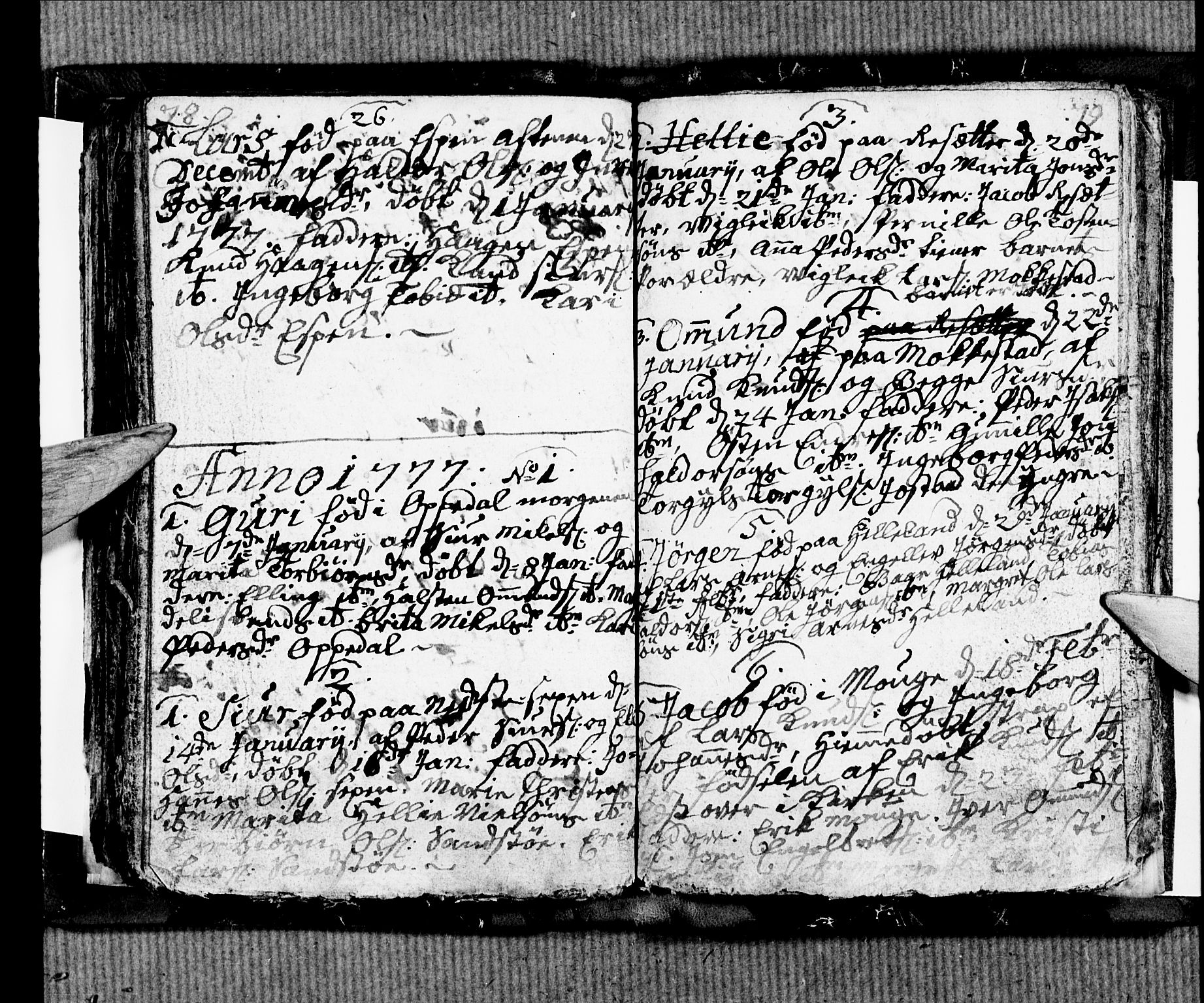 Ullensvang sokneprestembete, SAB/A-78701/H/Hab: Parish register (copy) no. B 4, 1775-1778, p. 78-79
