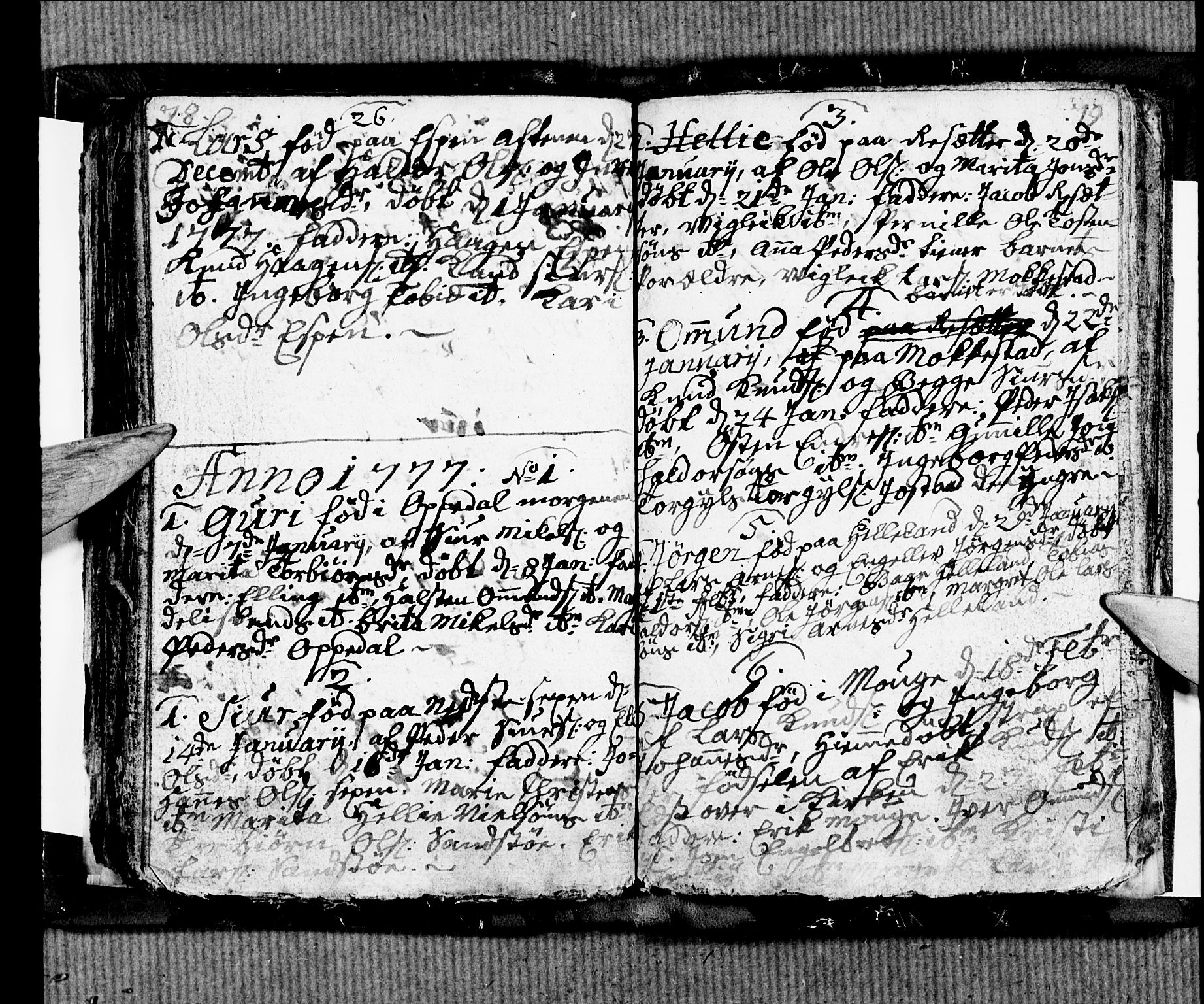 Ullensvang sokneprestembete, AV/SAB-A-78701/H/Hab: Parish register (copy) no. B 4, 1775-1778, p. 78-79