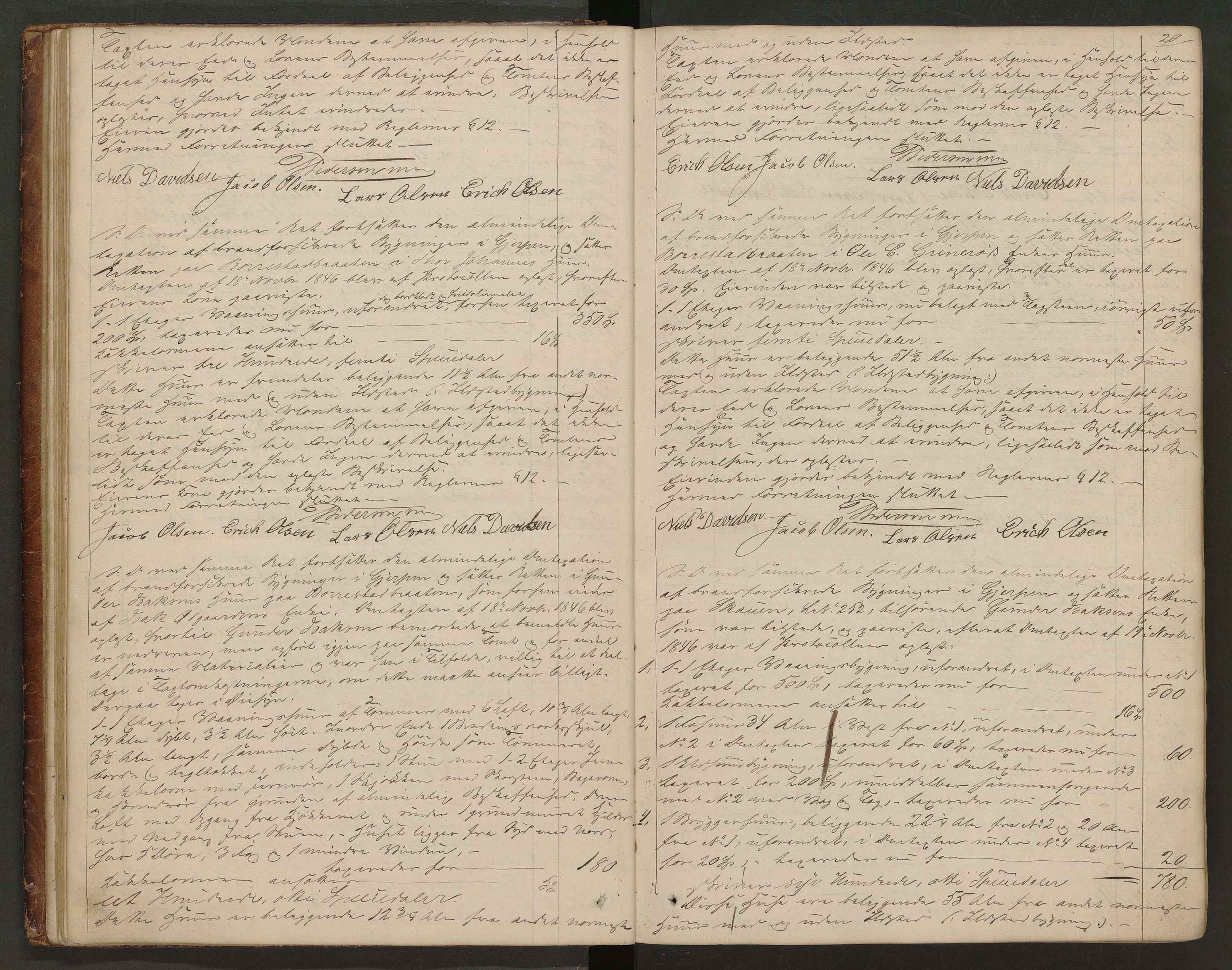 Gjerpen og Siljan lensmannskontor, AV/SAKO-A-555/Y/Ye/Yea/L0002: Branntakstprotokoll, 1856-1873