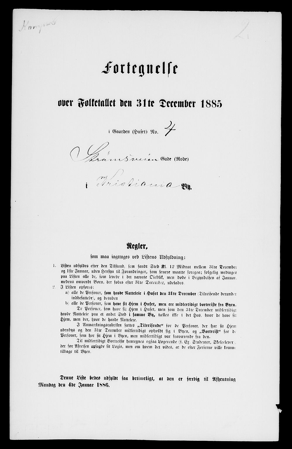 RA, 1885 census for 0301 Kristiania, 1885, p. 10134