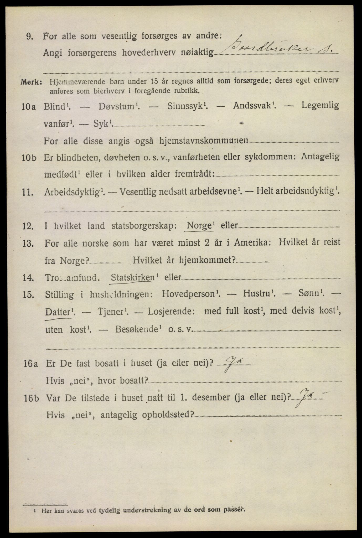SAKO, 1920 census for Stokke, 1920, p. 10863