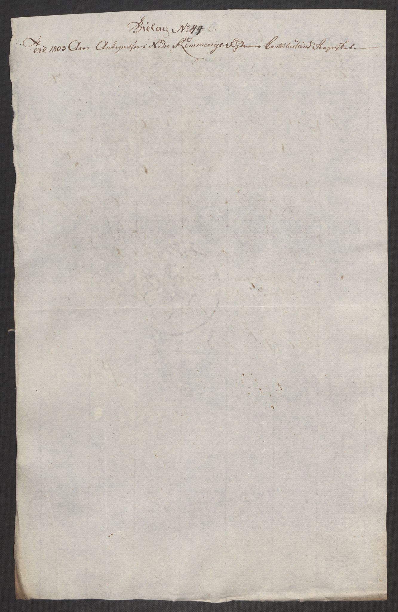 Rentekammeret inntil 1814, Reviderte regnskaper, Fogderegnskap, RA/EA-4092/R11/L0679: Fogderegnskap Nedre Romerike, 1803, p. 763