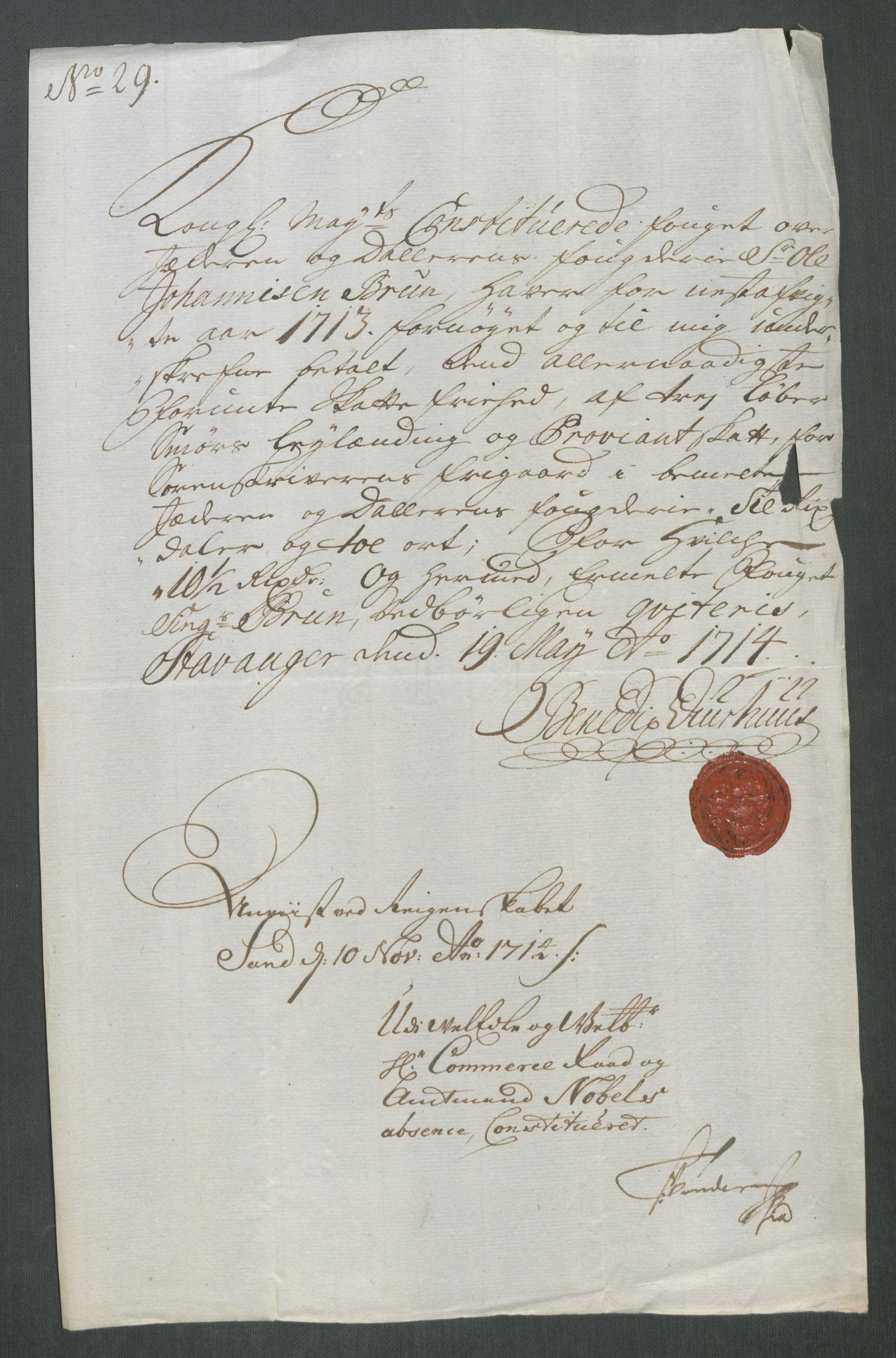 Rentekammeret inntil 1814, Reviderte regnskaper, Fogderegnskap, RA/EA-4092/R46/L2738: Fogderegnskap Jæren og Dalane, 1713-1714, p. 101