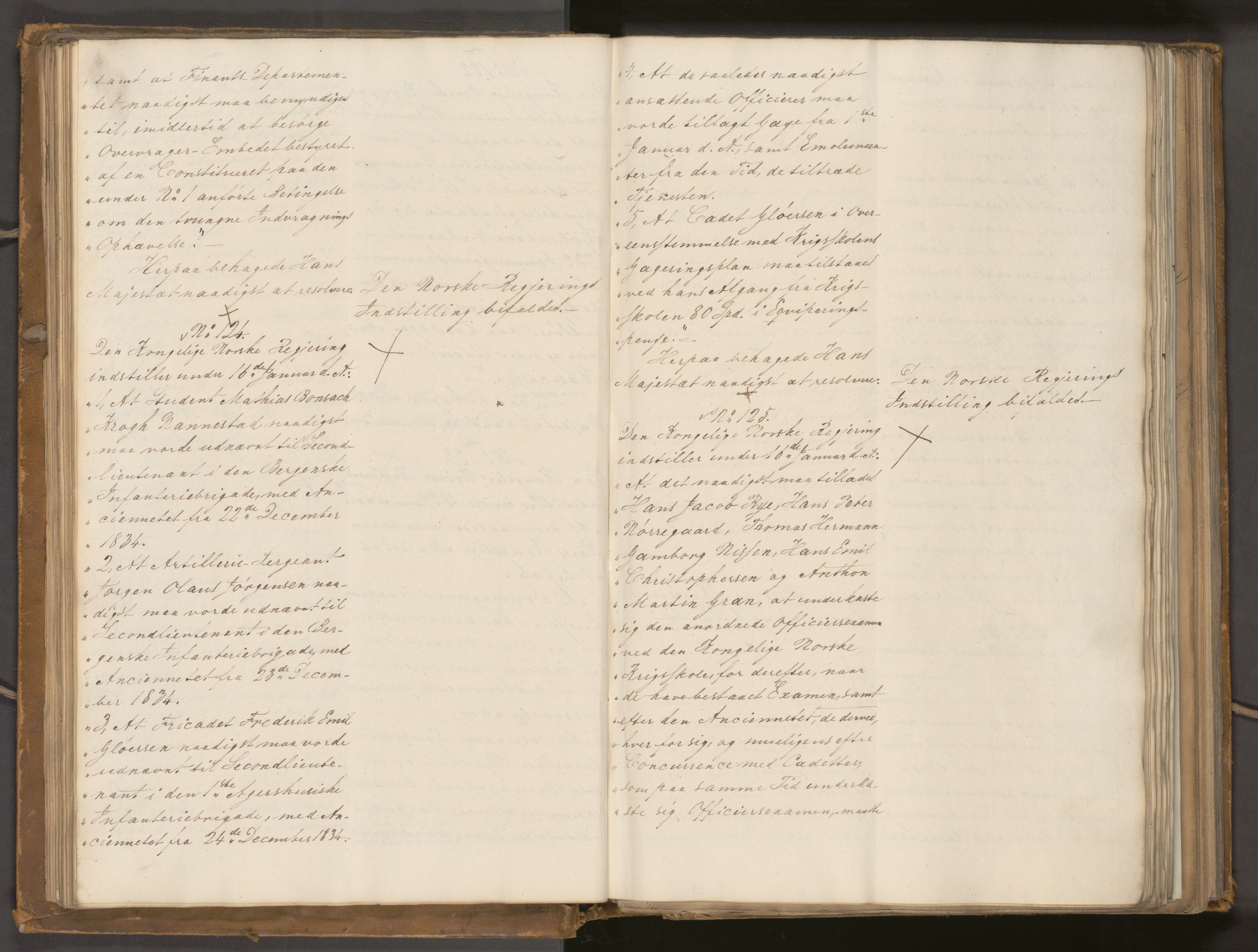 Statsrådssekretariatet, AV/RA-S-1001/A/Ab/L0040: Kgl. res. nr. 1-568, 1. halvår, 1835