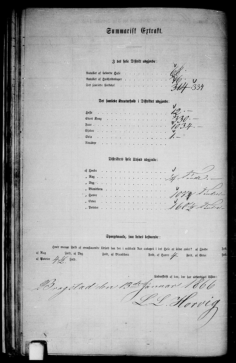 RA, 1865 census for Hamre, 1865, p. 37