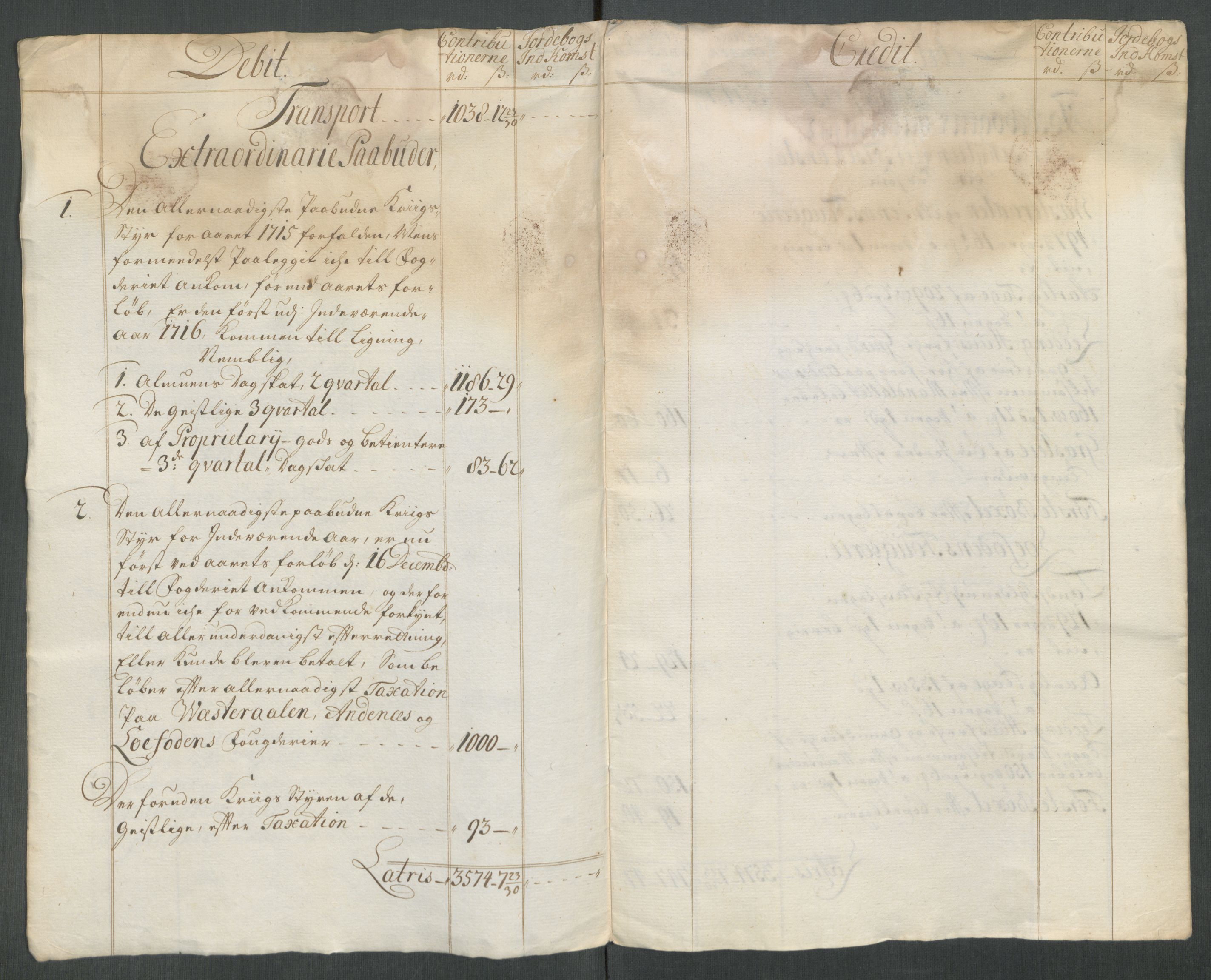 Rentekammeret inntil 1814, Reviderte regnskaper, Fogderegnskap, AV/RA-EA-4092/R67/L4682: Fogderegnskap Vesterålen, Andenes og Lofoten, 1716, p. 17