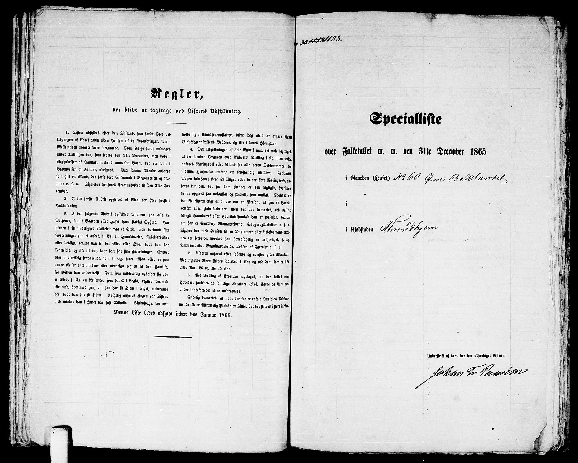 RA, 1865 census for Trondheim, 1865, p. 2369