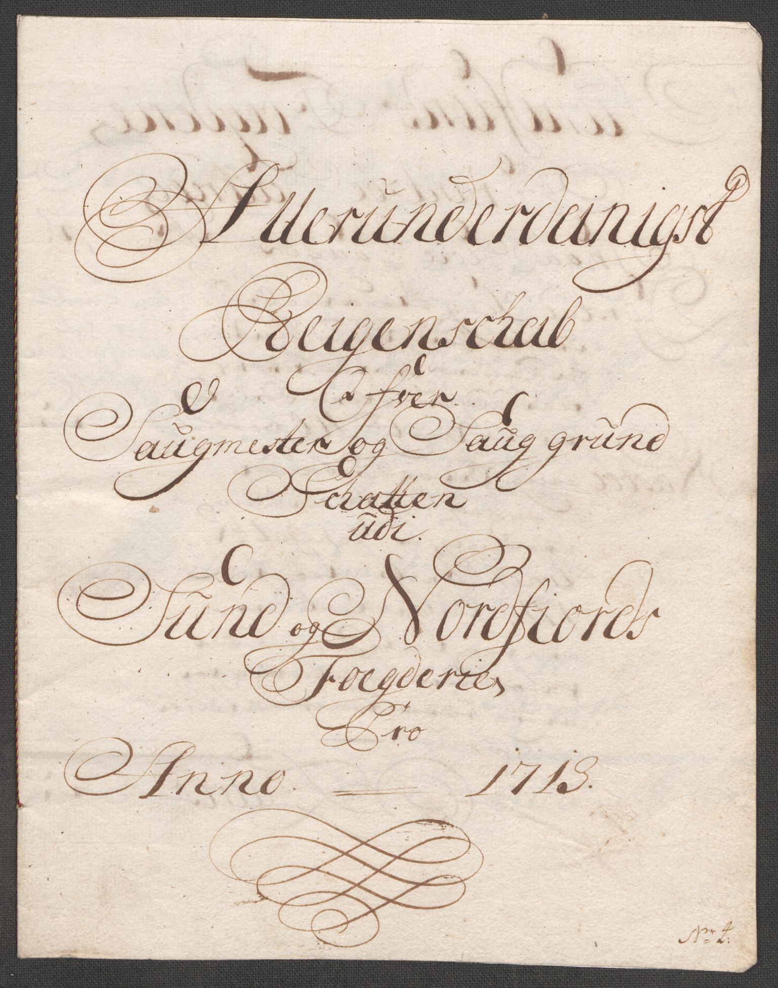 Rentekammeret inntil 1814, Reviderte regnskaper, Fogderegnskap, RA/EA-4092/R53/L3437: Fogderegnskap Sunn- og Nordfjord, 1713, p. 229