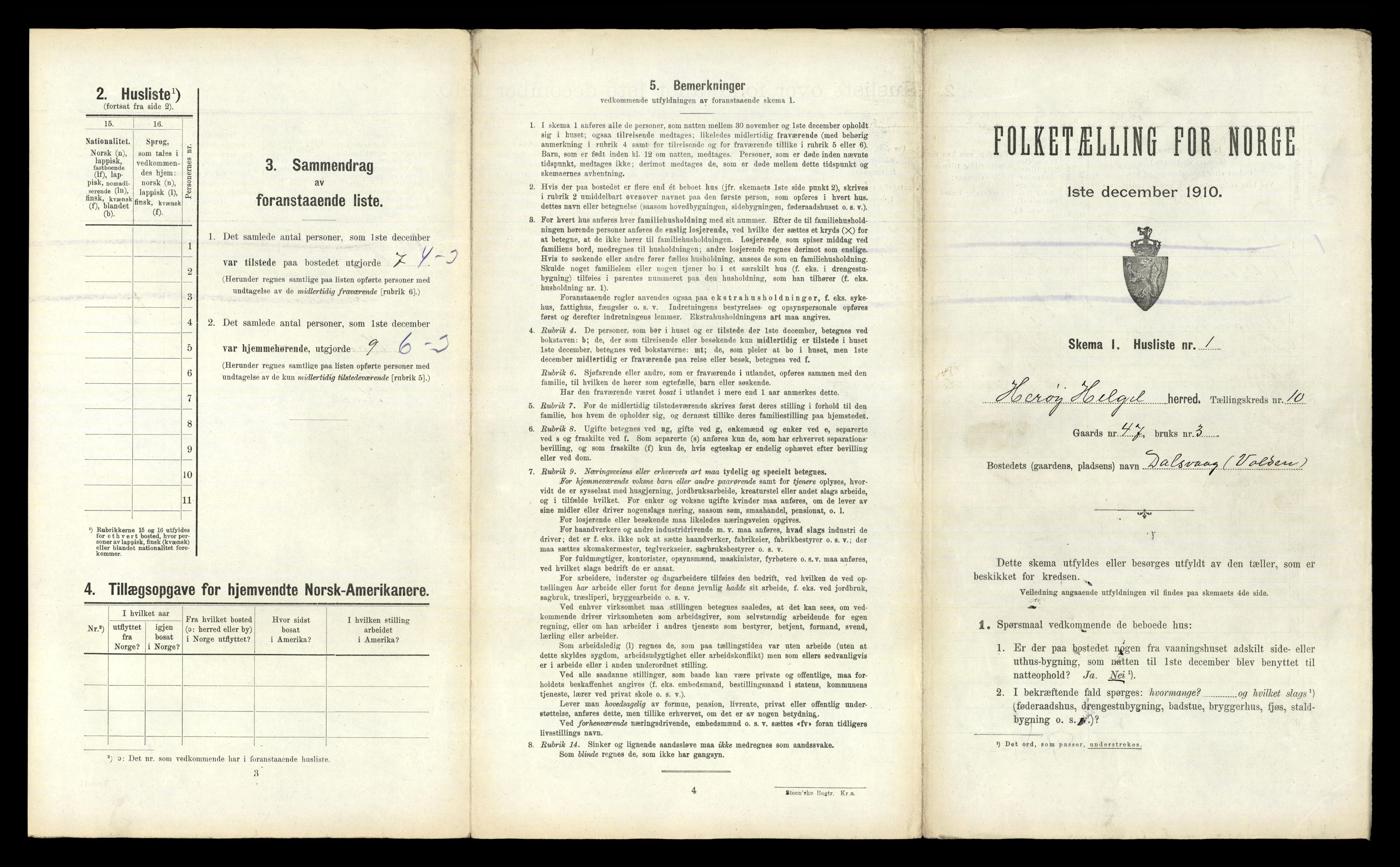 RA, 1910 census for Herøy, 1910, p. 1123