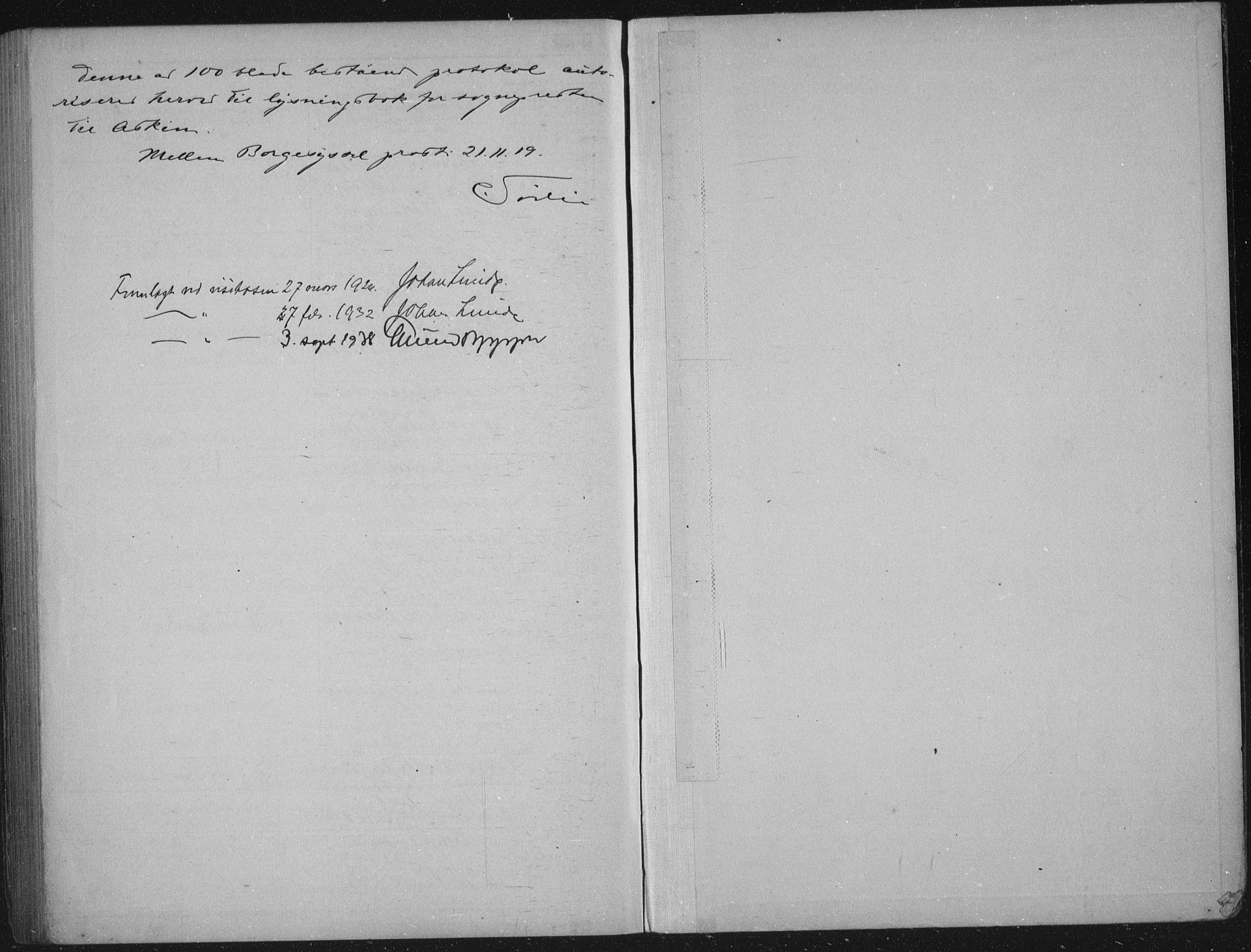 Askim prestekontor Kirkebøker, AV/SAO-A-10900/H/Ha/L0001: Banns register no. 1, 1919-1941