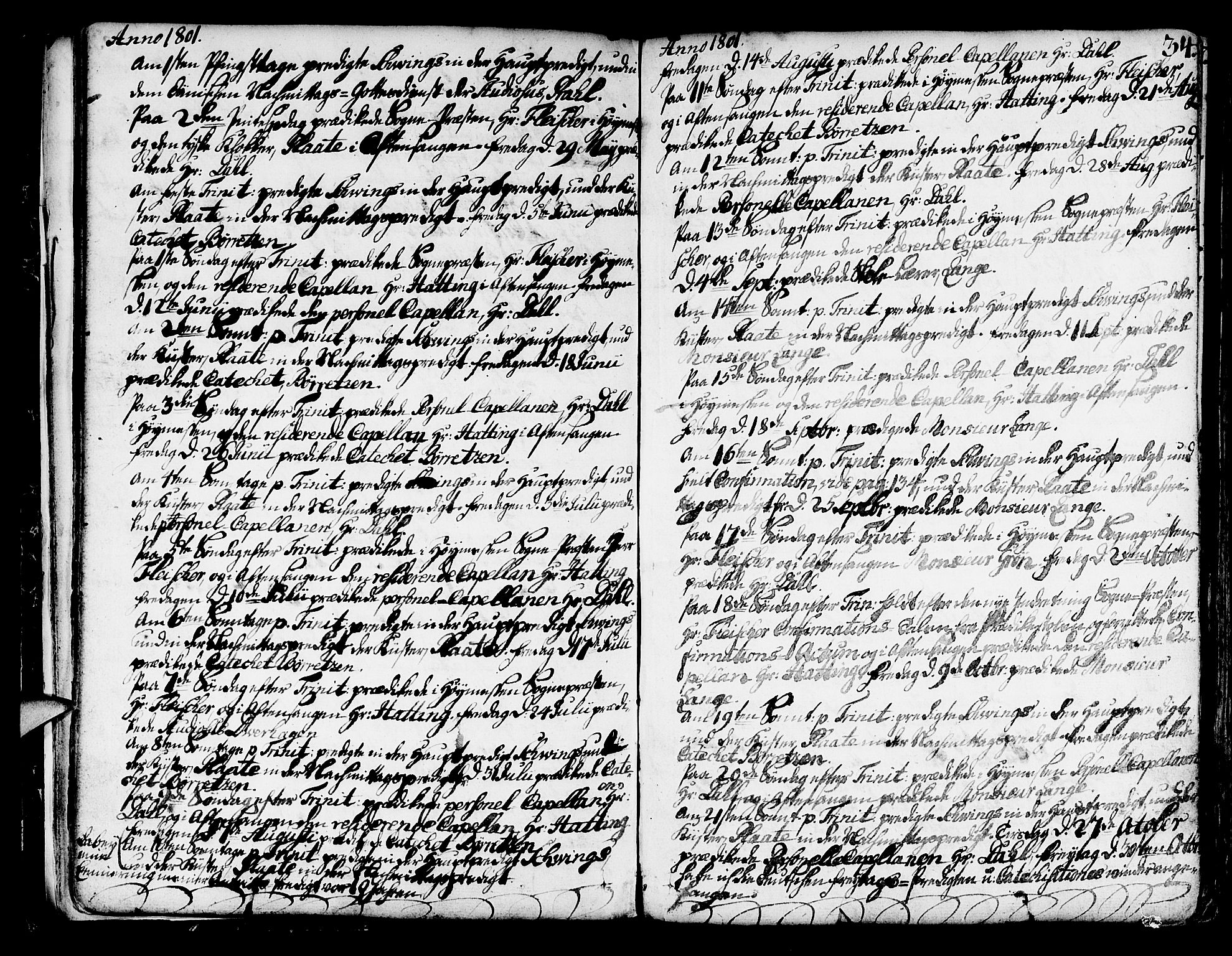 Mariakirken Sokneprestembete, AV/SAB-A-76901/H/Haa/L0003: Parish register (official) no. A 3, 1786-1815, p. 34