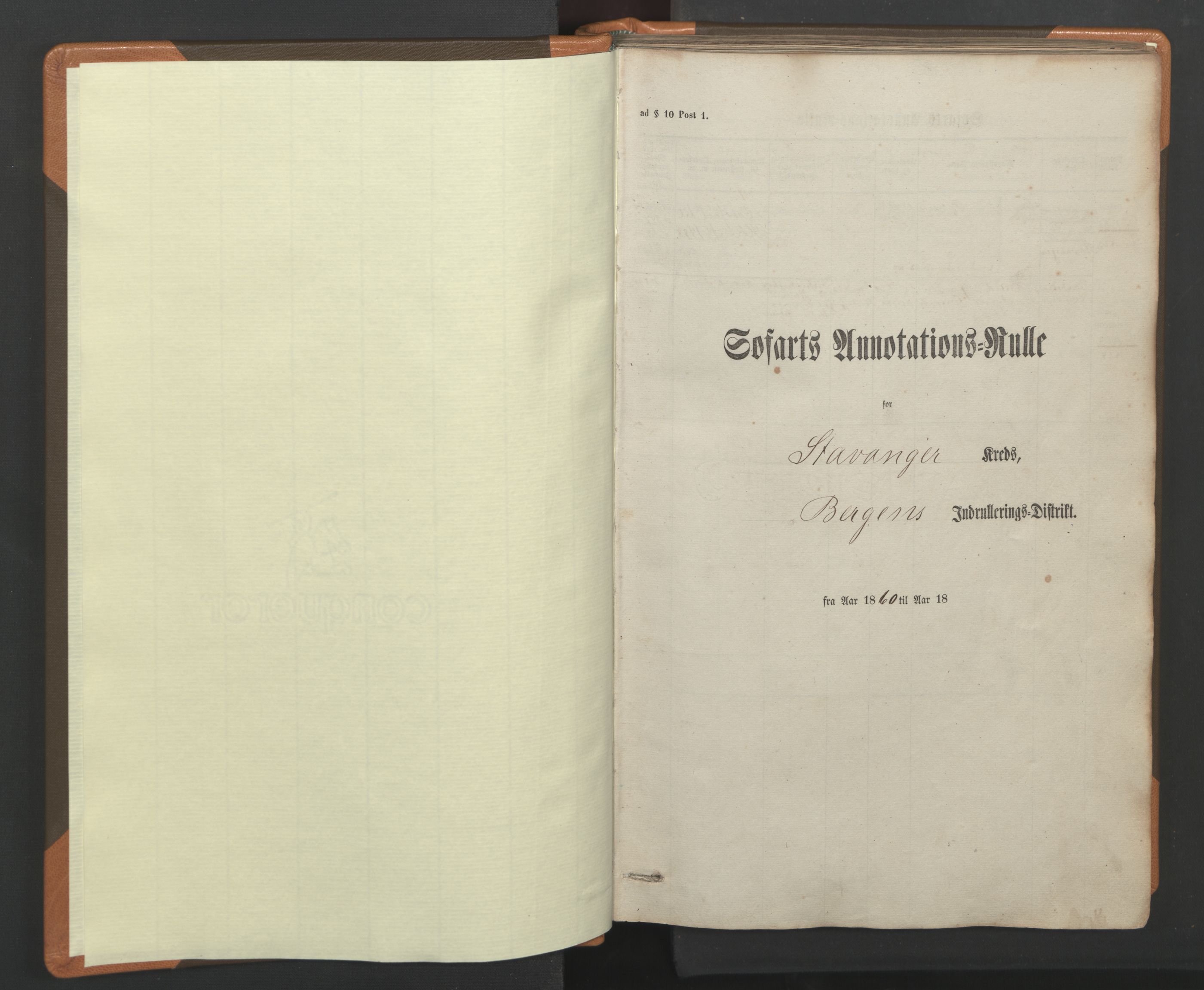 Stavanger sjømannskontor, SAST/A-102006/F/Ff/L0001: Annotasjonsrulle, patentnr. 1-597 (del 1), 1860-1864, p. 4