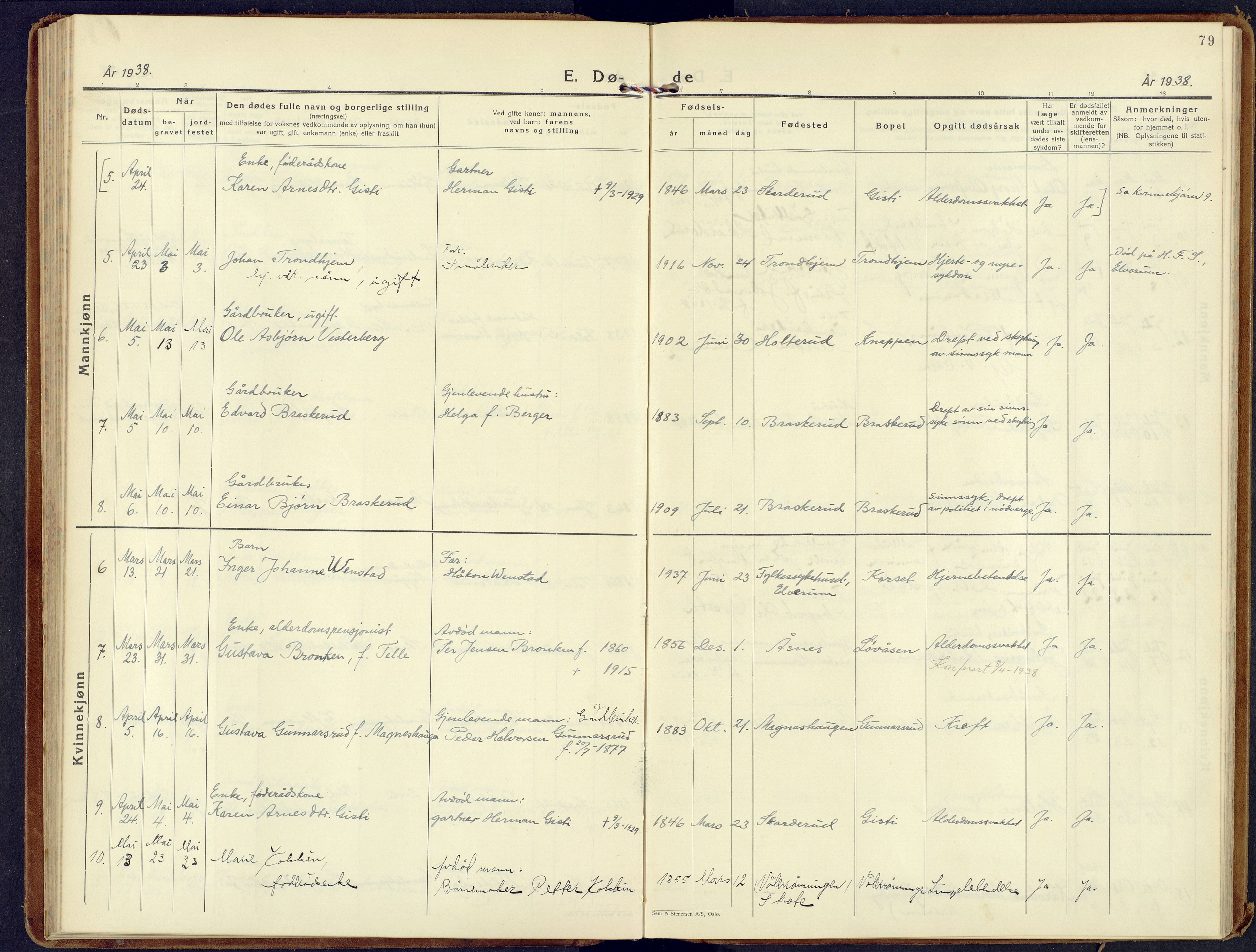 Våler prestekontor, Hedmark, SAH/PREST-040/H/Ha/Haa/L0012: Parish register (official) no. 12, 1933-1952, p. 79