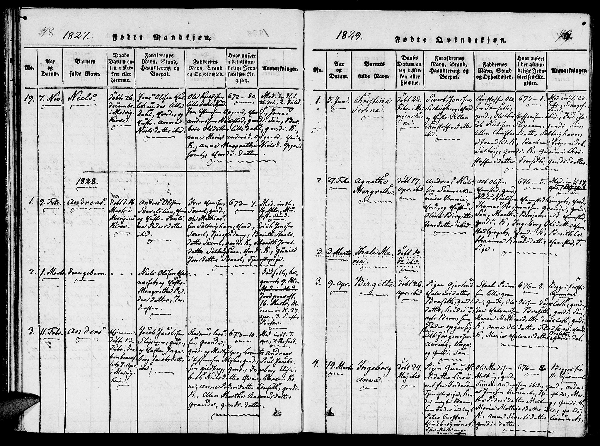 Ministerialprotokoller, klokkerbøker og fødselsregistre - Nord-Trøndelag, SAT/A-1458/733/L0322: Parish register (official) no. 733A01, 1817-1842, p. 78-79