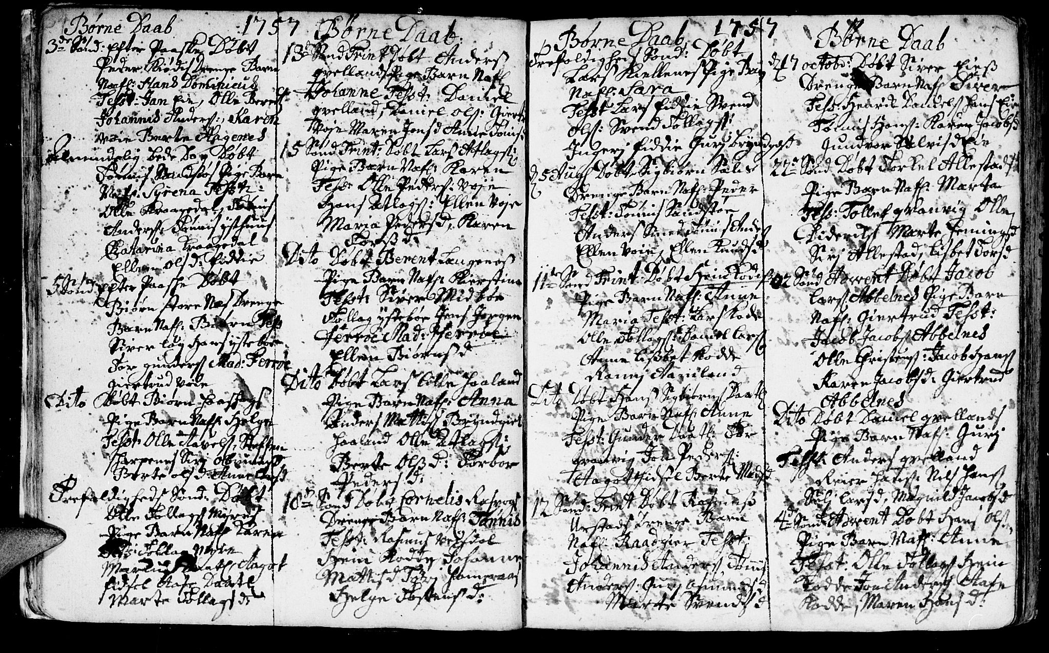 Flekkefjord sokneprestkontor, AV/SAK-1111-0012/F/Fa/Fab/L0001: Parish register (official) no. A 1, 1750-1780, p. 34-35