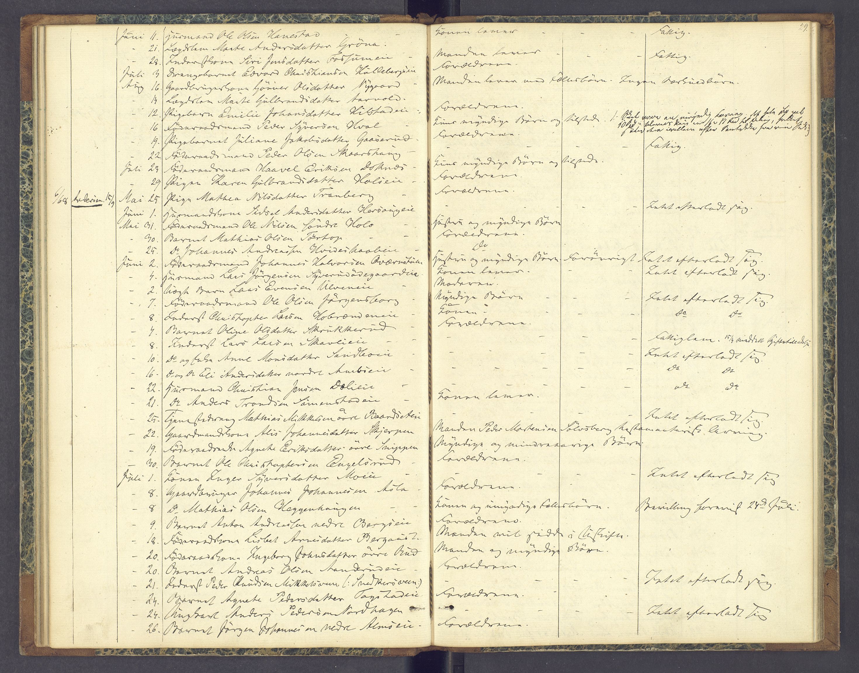 Nord-Hedmark sorenskriveri, AV/SAH-TING-012/J/Ji/L0001: Dødsfallsprotokoll, 1863-1879, p. 29