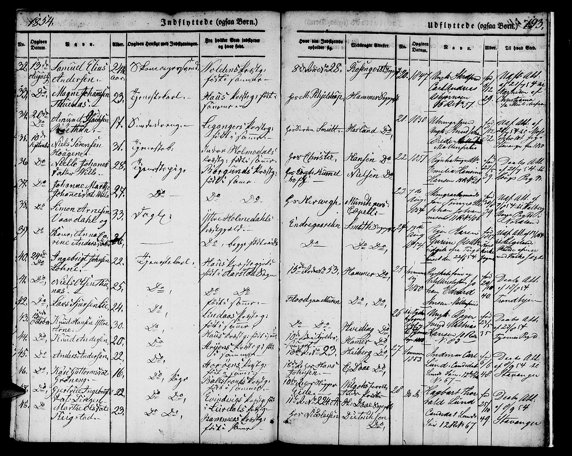 Domkirken sokneprestembete, SAB/A-74801/H/Hab/L0029: Parish register (copy) no. D 1, 1839-1857, p. 193