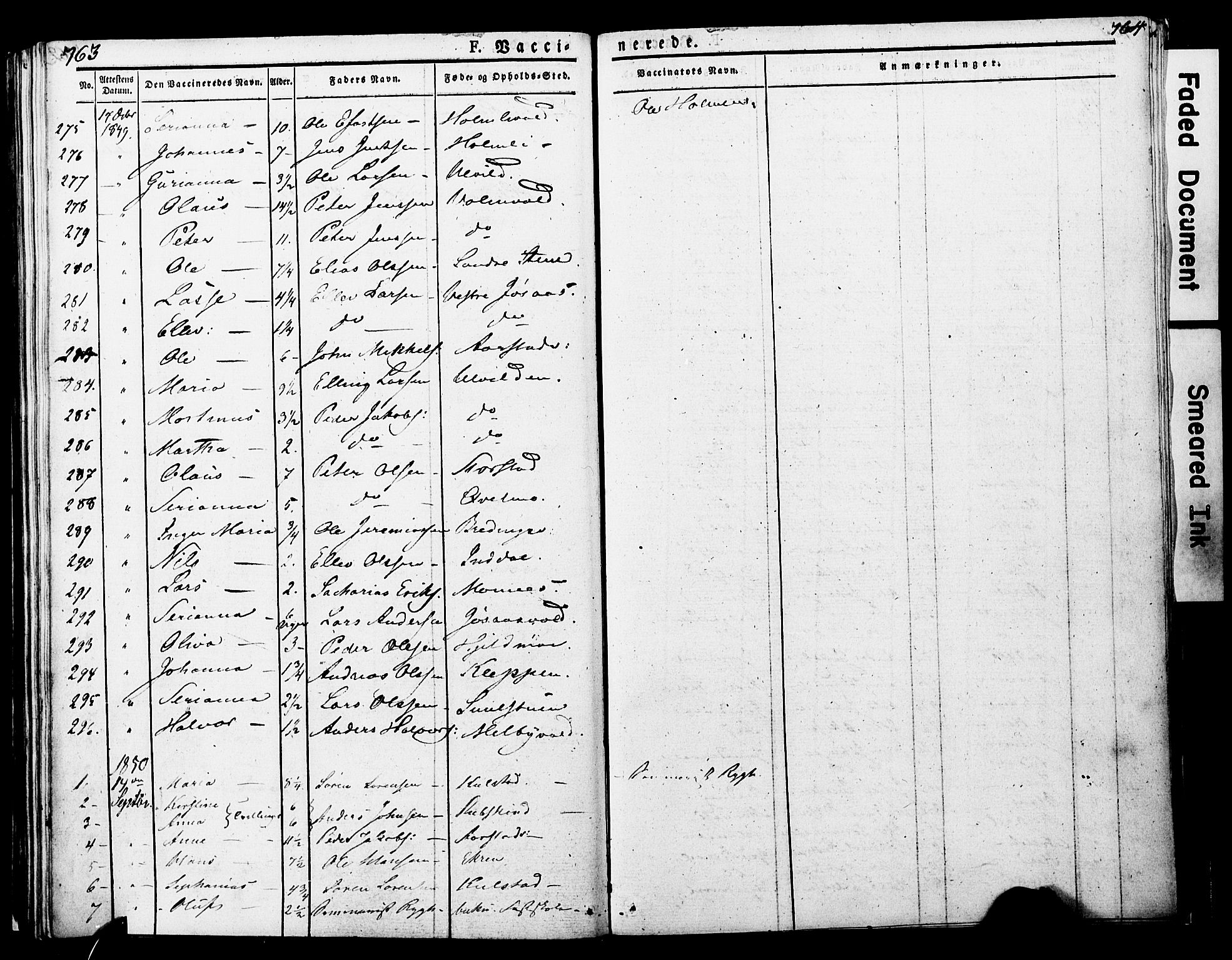 Ministerialprotokoller, klokkerbøker og fødselsregistre - Nord-Trøndelag, AV/SAT-A-1458/723/L0243: Parish register (official) no. 723A12, 1822-1851, p. 763-764