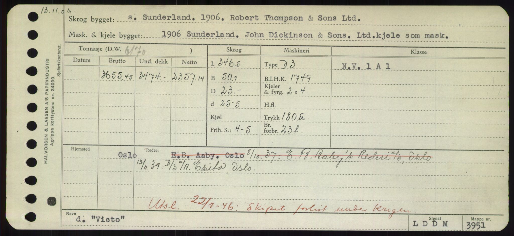 Sjøfartsdirektoratet med forløpere, Skipsmålingen, RA/S-1627/H/Hd/L0041: Fartøy, Vi-Ås, p. 35