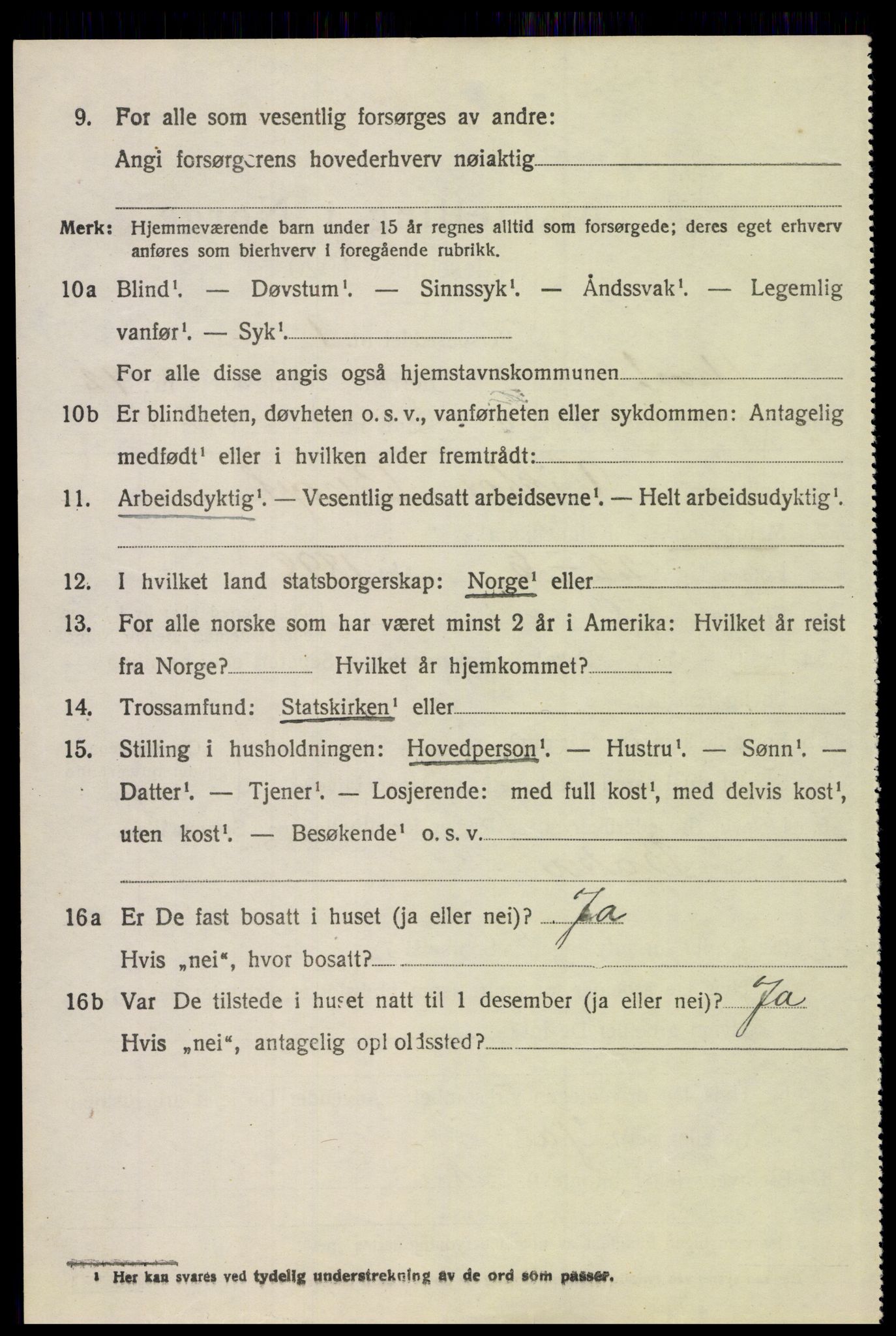 SAH, 1920 census for Åmot, 1920, p. 9610