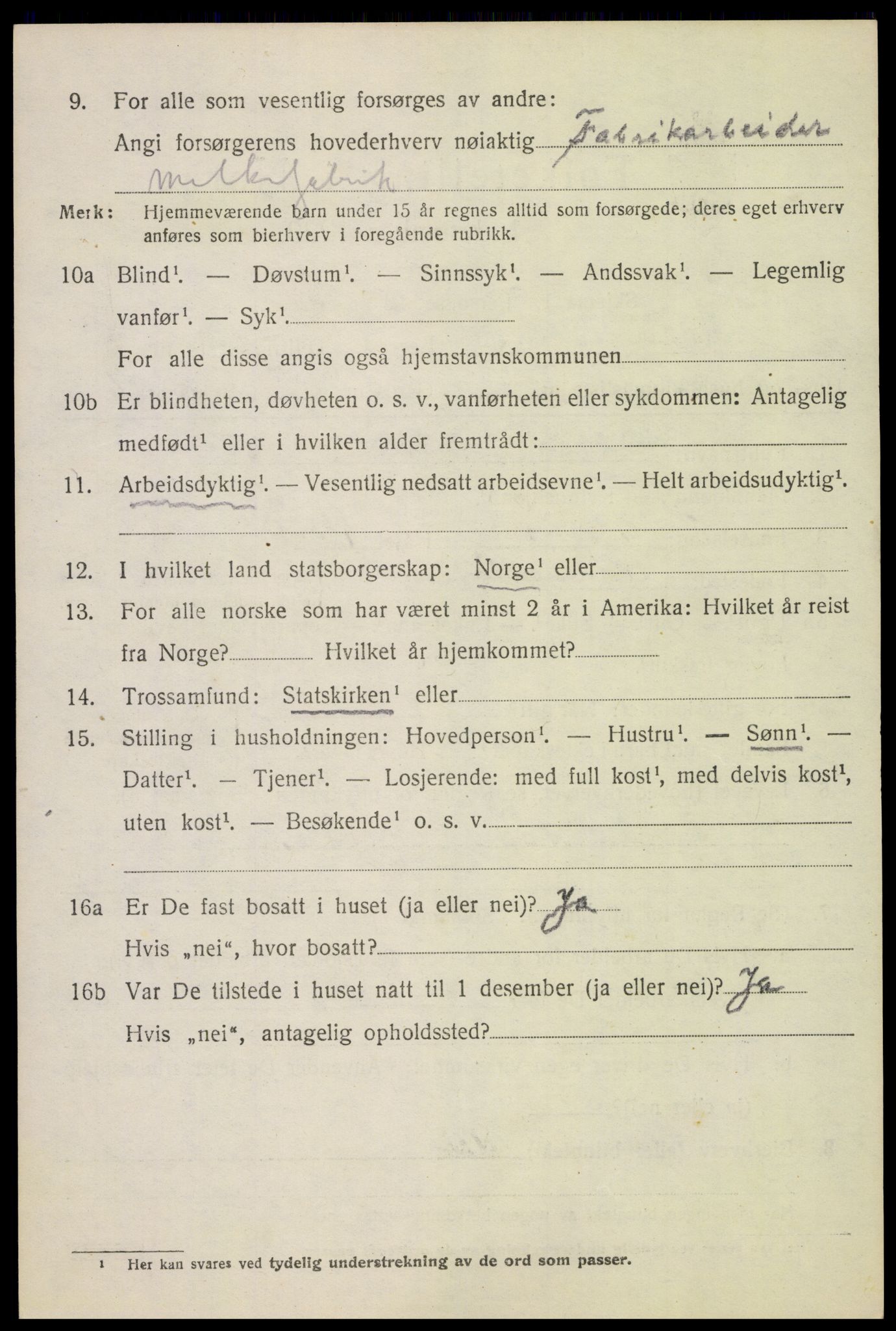 SAH, 1920 census for Østre Toten, 1920, p. 10833