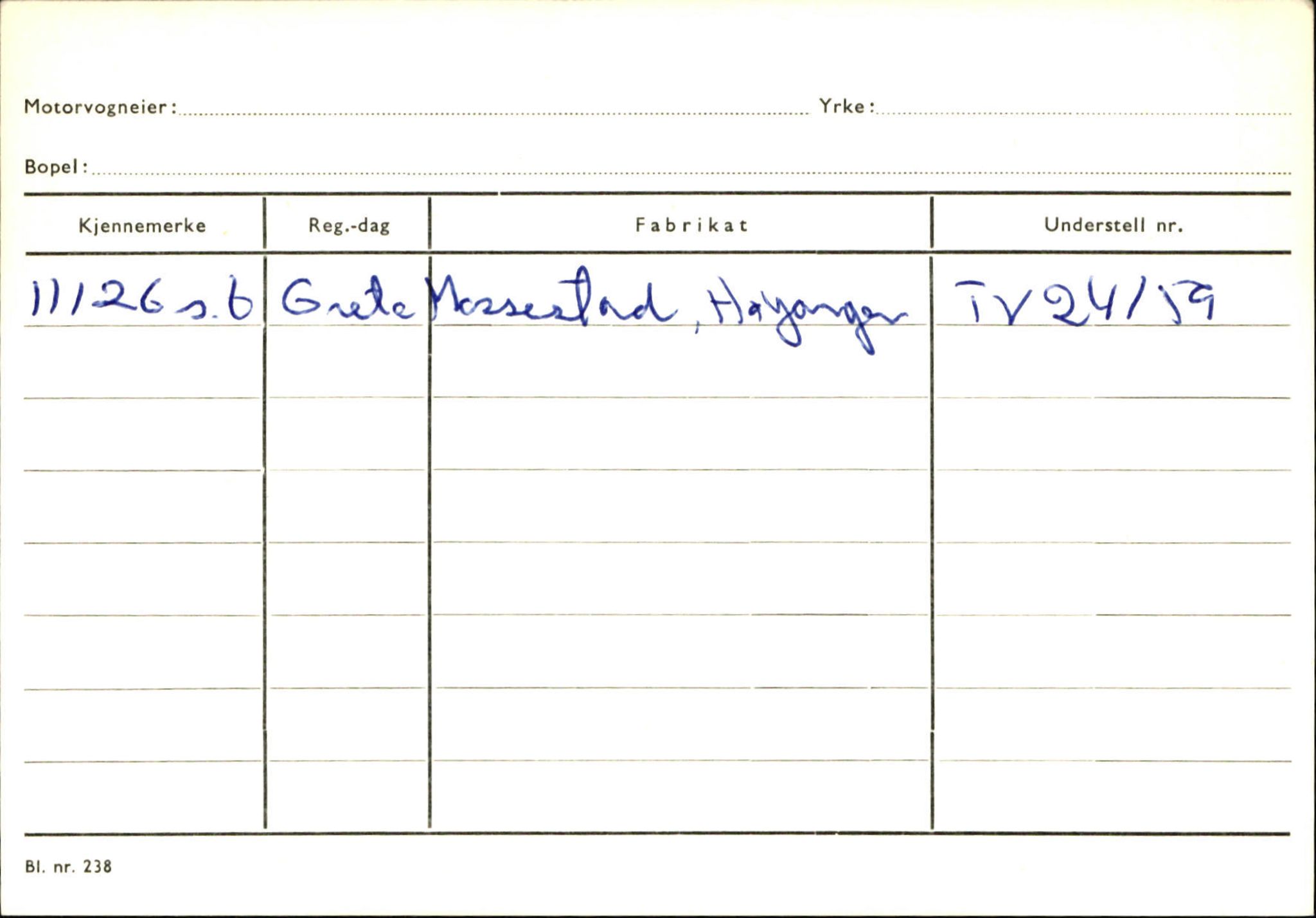 Statens vegvesen, Sogn og Fjordane vegkontor, AV/SAB-A-5301/4/F/L0130: Eigarregister Eid T-Å. Høyanger A-O, 1945-1975, p. 1133