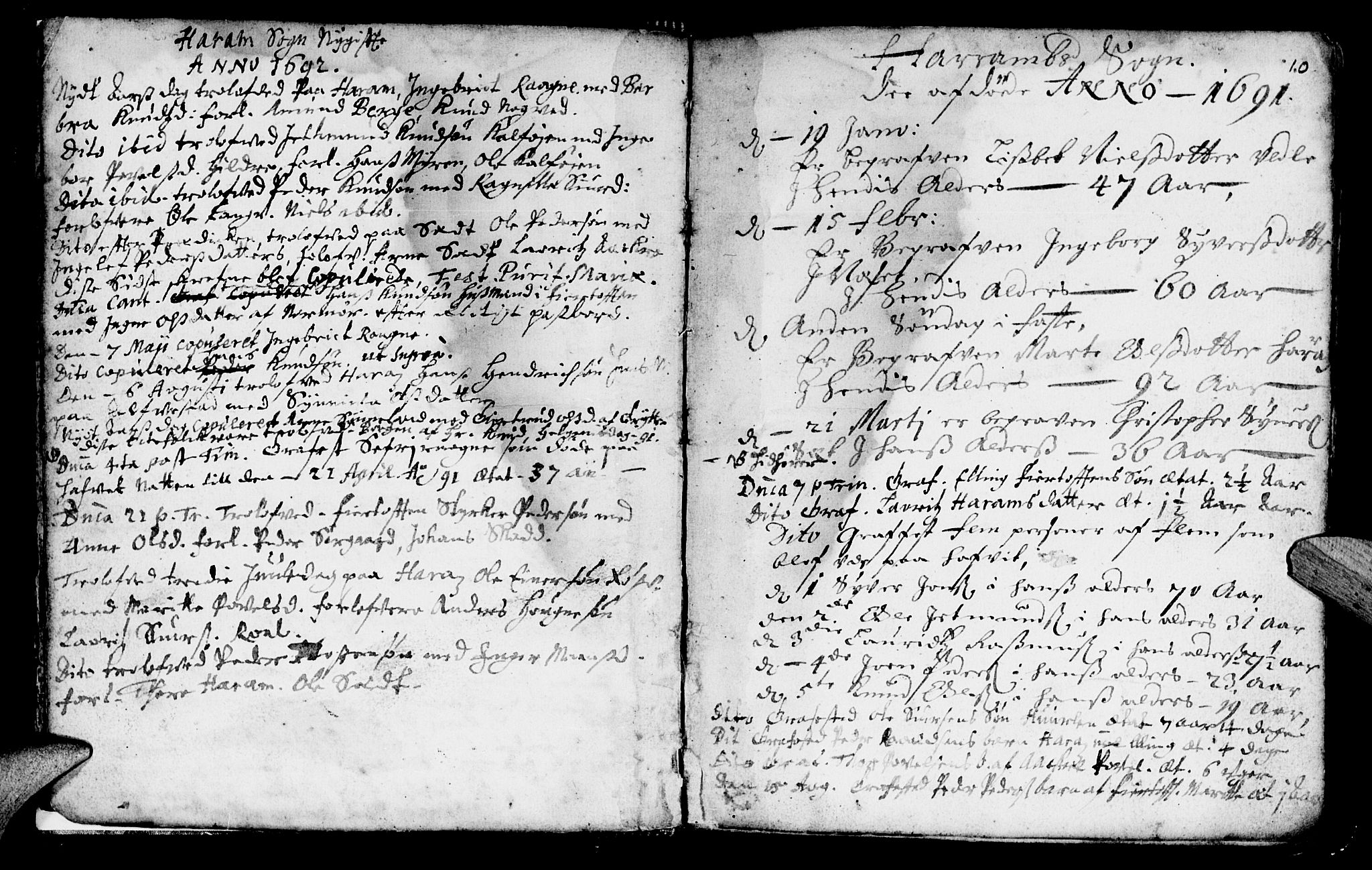 Ministerialprotokoller, klokkerbøker og fødselsregistre - Møre og Romsdal, SAT/A-1454/536/L0491: Parish register (official) no. 536A01 /1, 1689-1737, p. 10