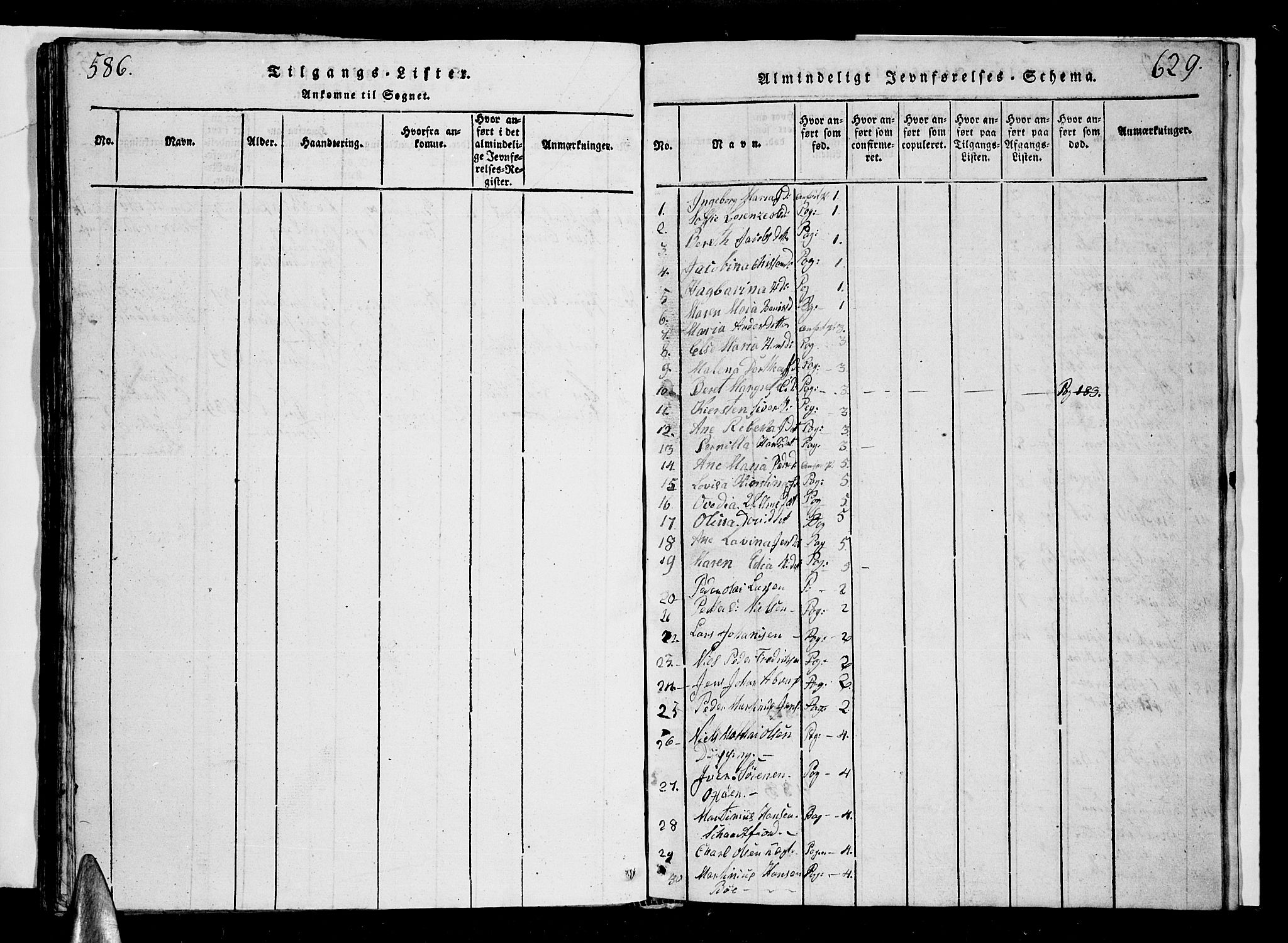 Ministerialprotokoller, klokkerbøker og fødselsregistre - Nordland, SAT/A-1459/855/L0812: Parish register (official) no. 855C01, 1821-1838, p. 628-629