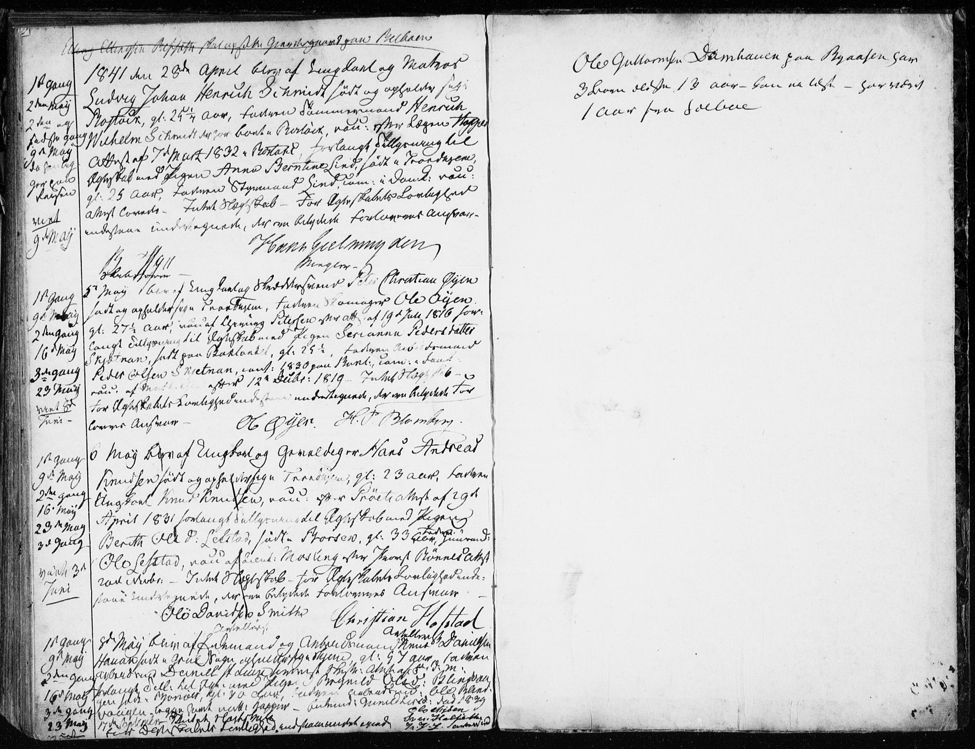 Ministerialprotokoller, klokkerbøker og fødselsregistre - Sør-Trøndelag, SAT/A-1456/601/L0046: Parish register (official) no. 601A14, 1830-1841