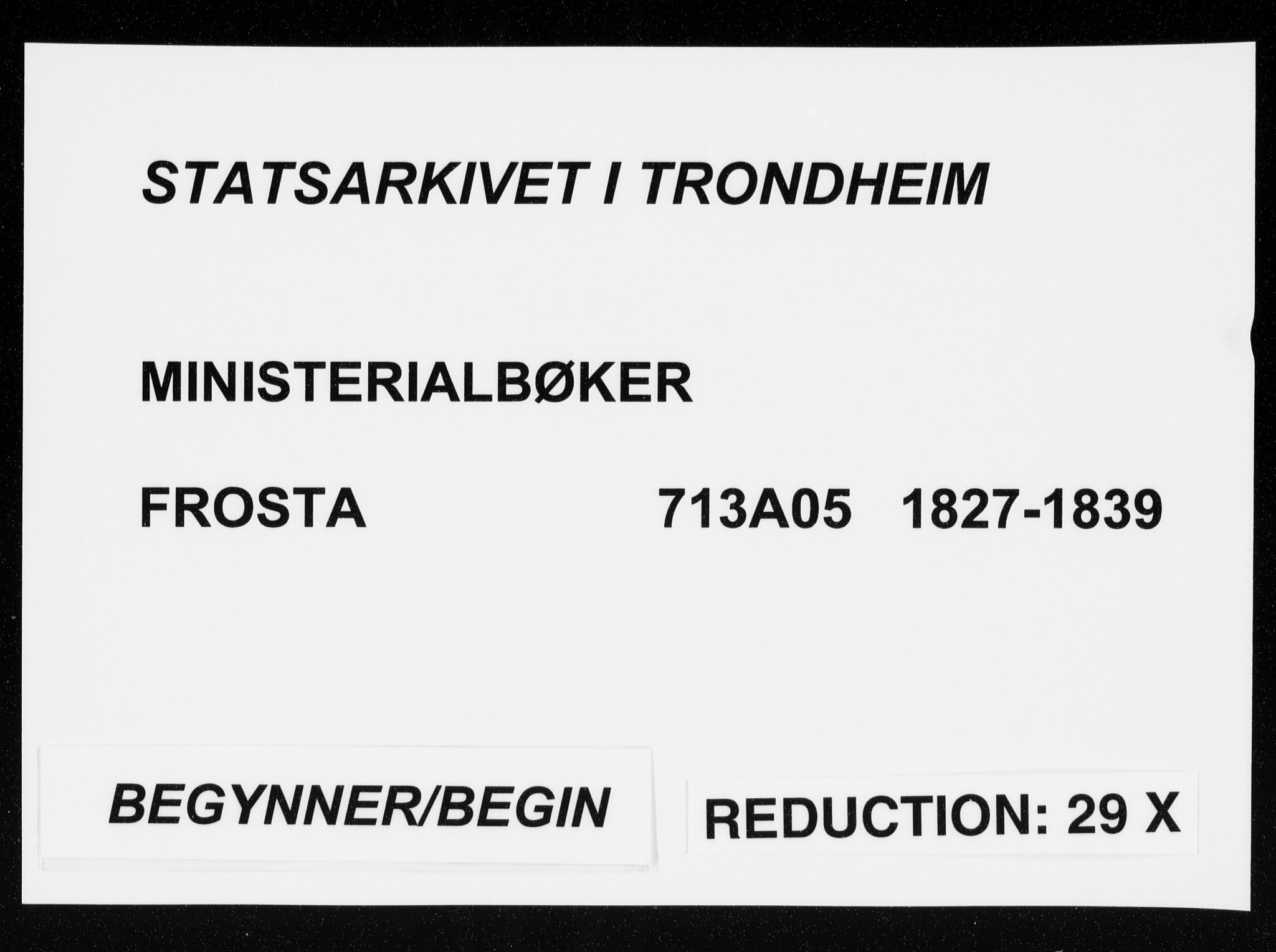Ministerialprotokoller, klokkerbøker og fødselsregistre - Nord-Trøndelag, SAT/A-1458/713/L0114: Parish register (official) no. 713A05, 1827-1839