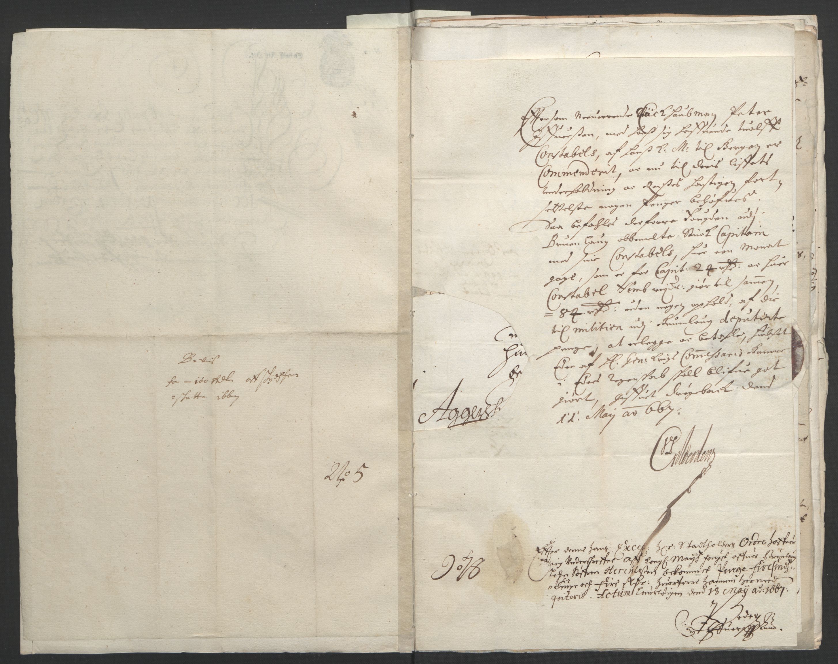 Rentekammeret inntil 1814, Reviderte regnskaper, Fogderegnskap, AV/RA-EA-4092/R33/L1964: Fogderegnskap Larvik grevskap, 1665-1668, p. 61