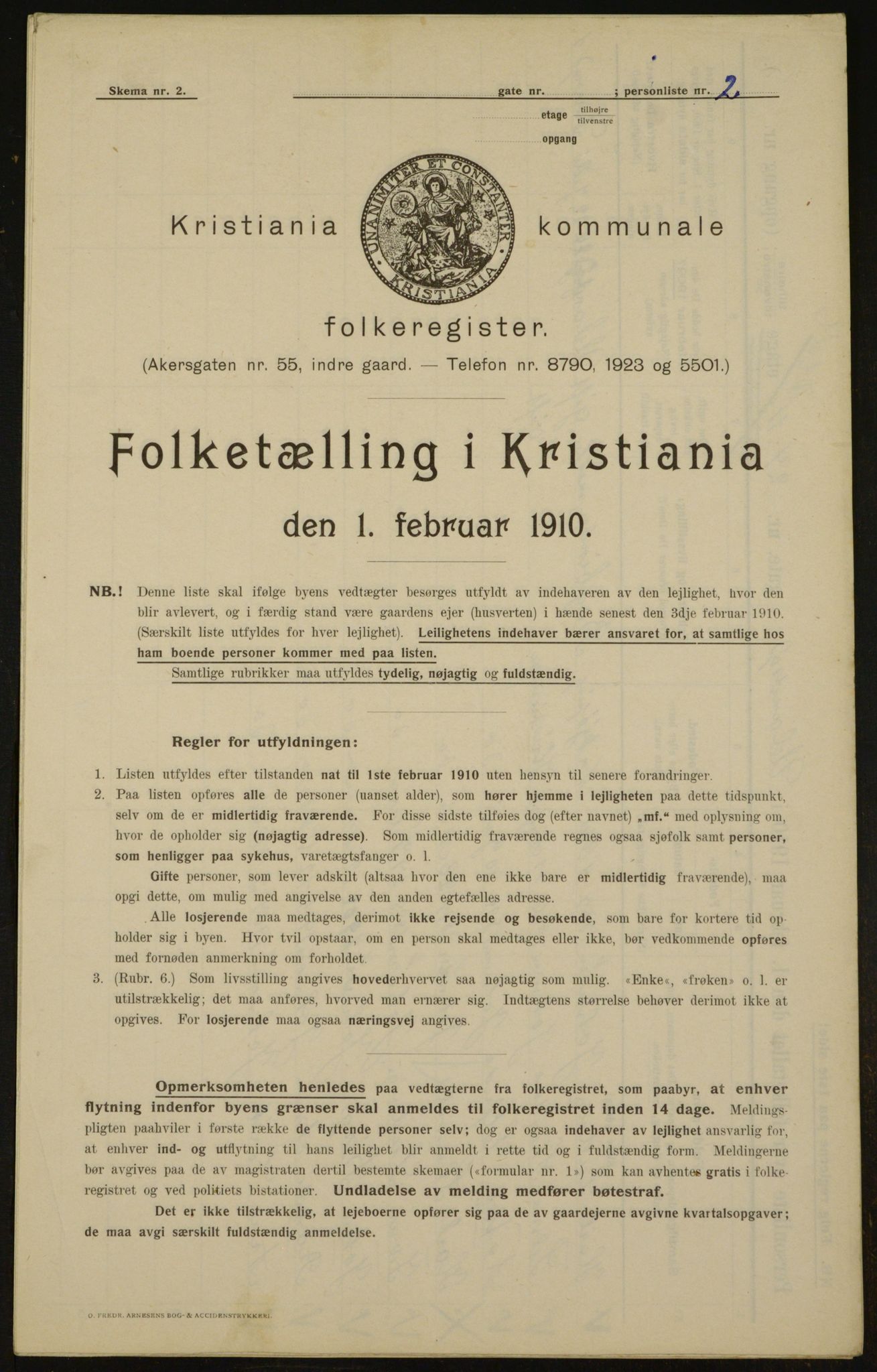 OBA, Municipal Census 1910 for Kristiania, 1910, p. 112535