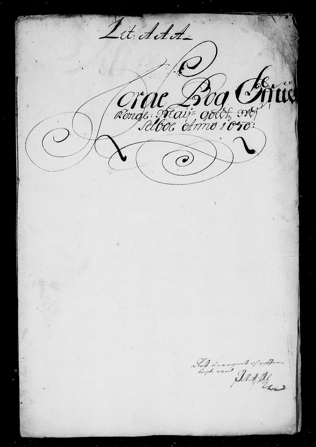 Rentekammeret inntil 1814, Reviderte regnskaper, Stiftamtstueregnskaper, Trondheim stiftamt og Nordland amt, RA/EA-6044/R/Rd/L0031: Trondheim stiftamt, 1670