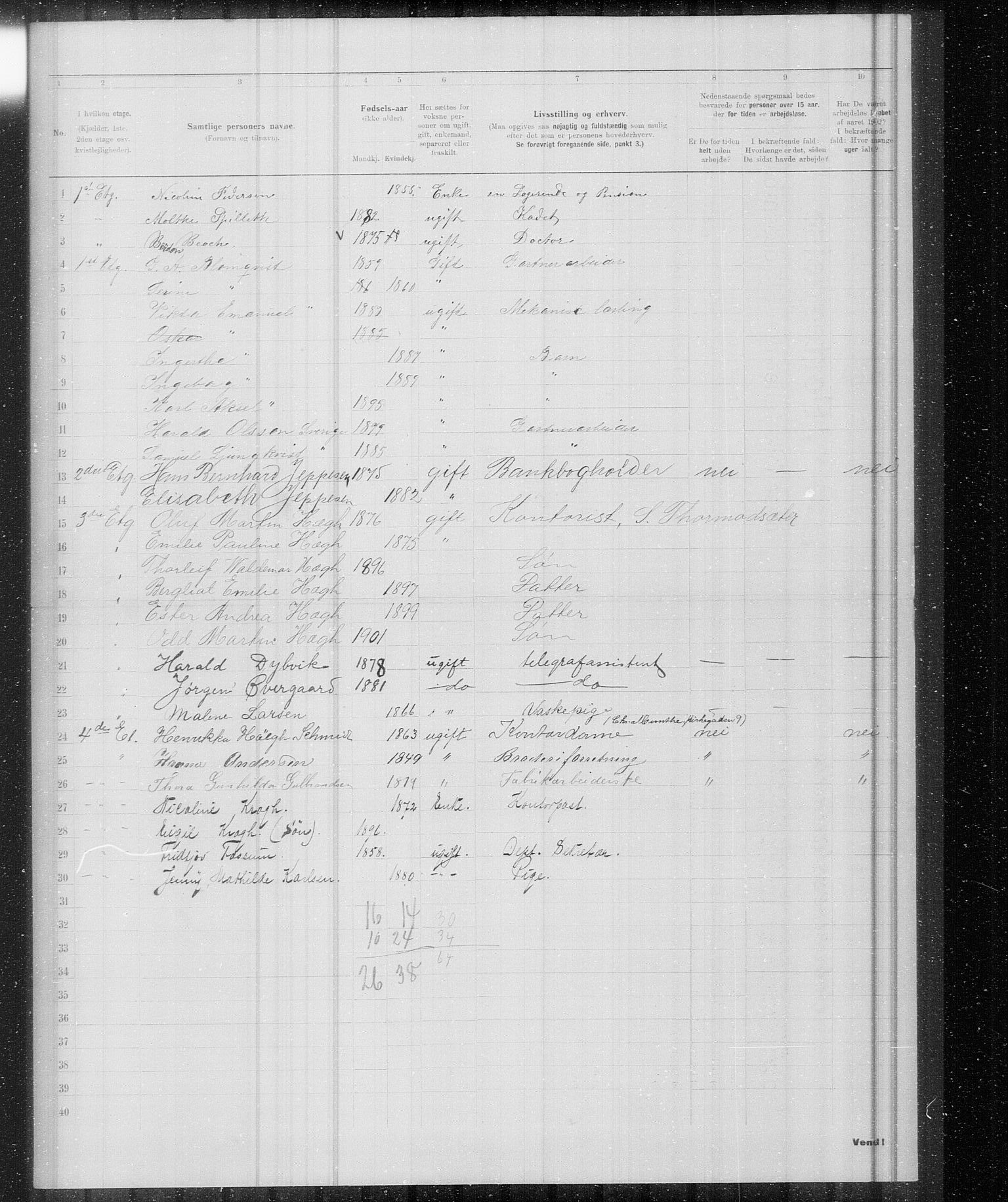 OBA, Municipal Census 1902 for Kristiania, 1902, p. 20337