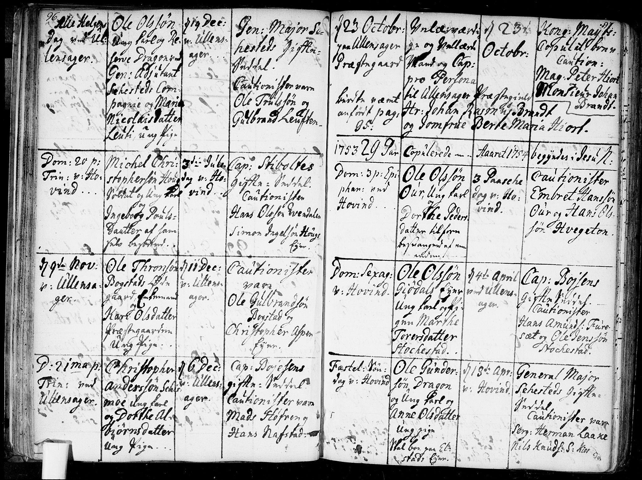 Ullensaker prestekontor Kirkebøker, SAO/A-10236a/F/Fa/L0010: Parish register (official) no. I 10, 1733-1776, p. 96-97