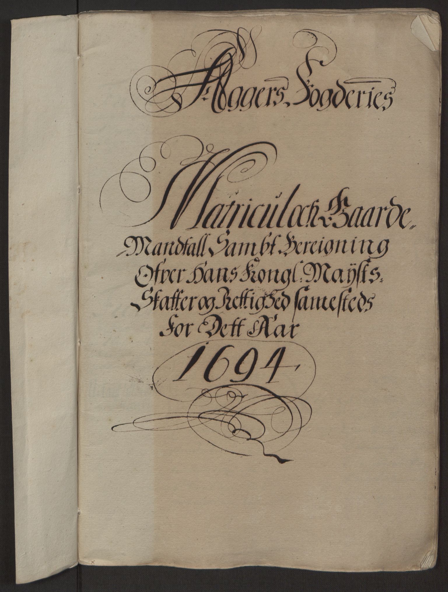 Rentekammeret inntil 1814, Reviderte regnskaper, Fogderegnskap, RA/EA-4092/R10/L0438: Fogderegnskap Aker og Follo, 1694, p. 27