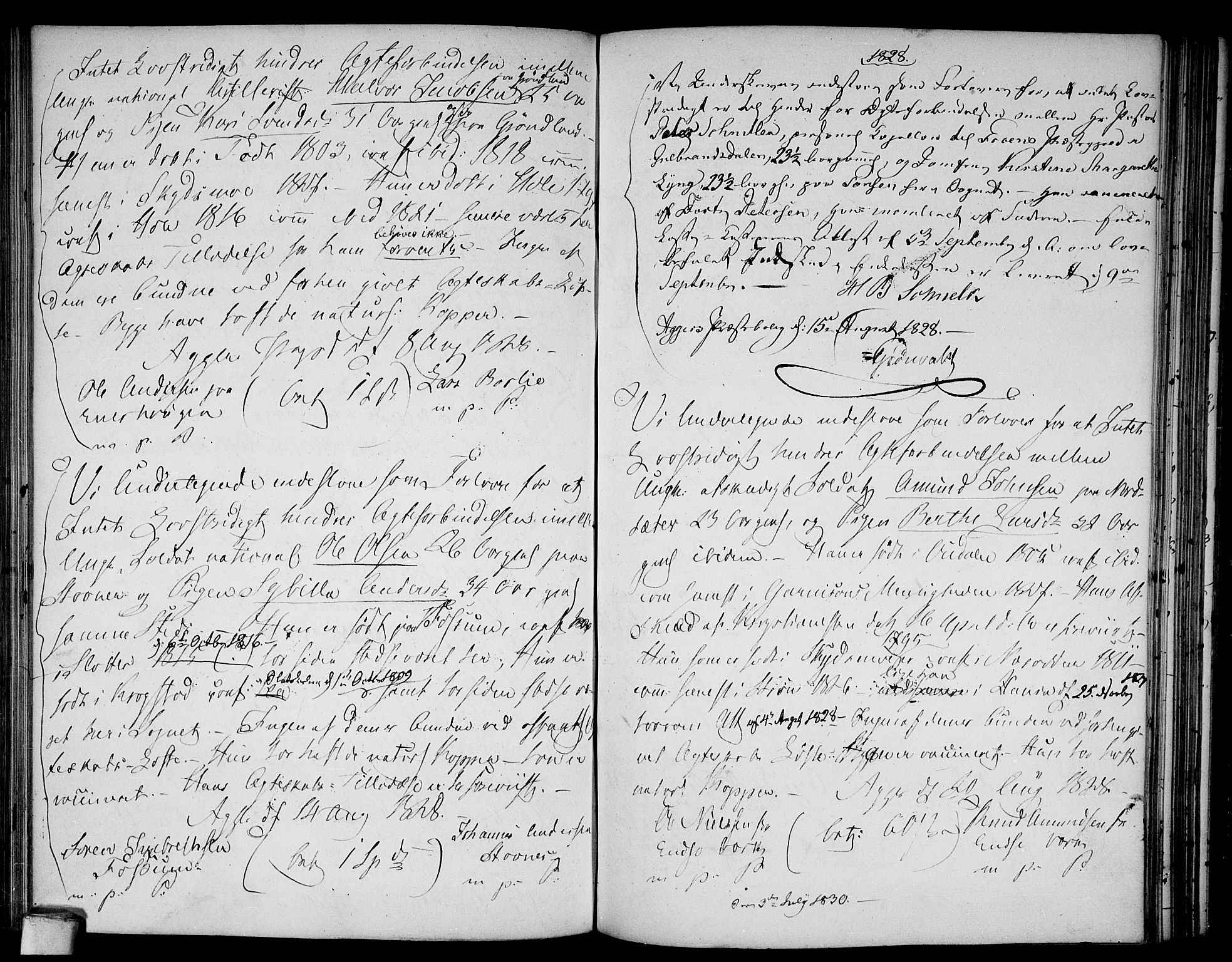 Aker prestekontor kirkebøker, AV/SAO-A-10861/L/L0004: Best man's statements no. 4, 1778-1831