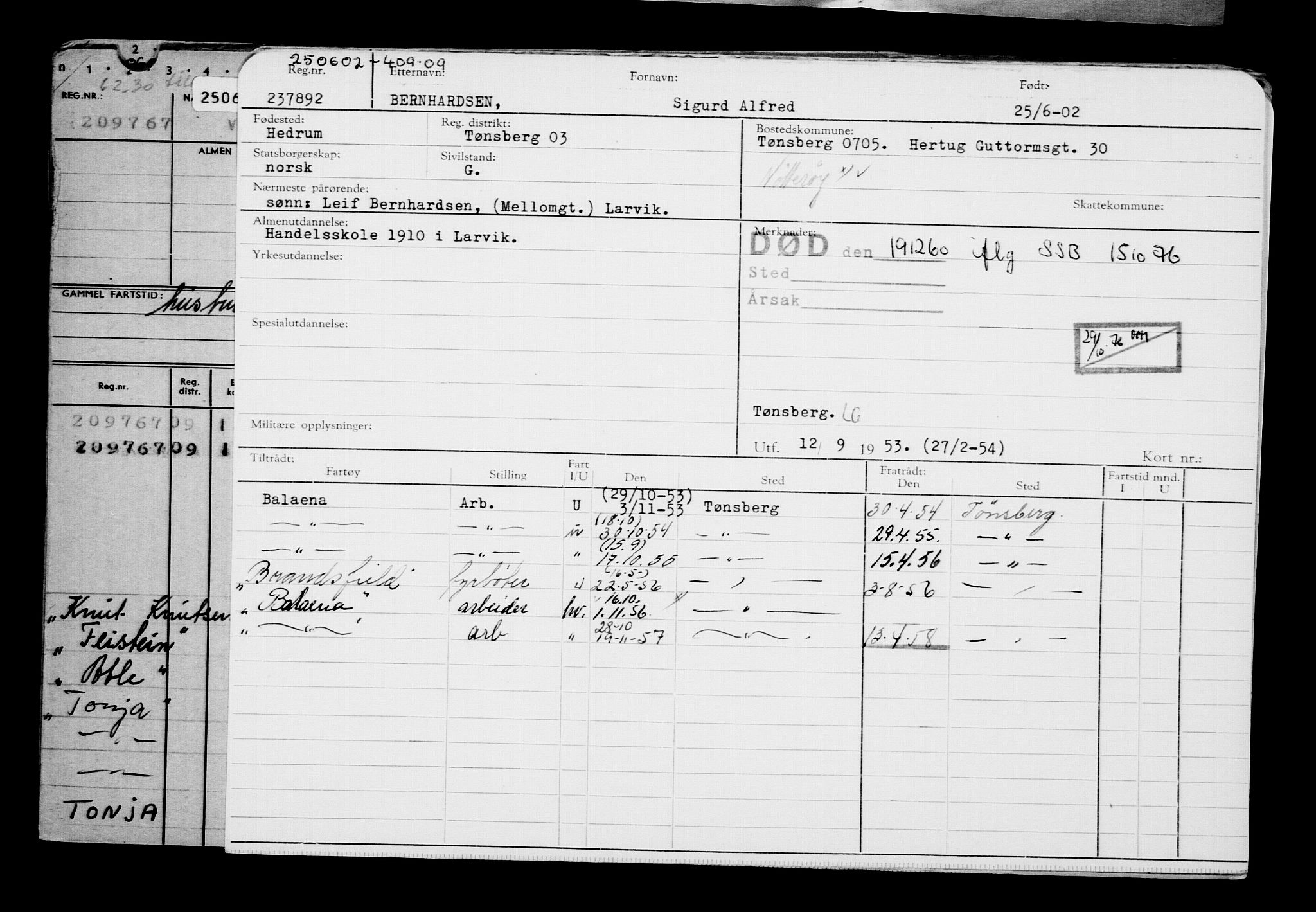 Direktoratet for sjømenn, RA/S-3545/G/Gb/L0044: Hovedkort, 1902, p. 812