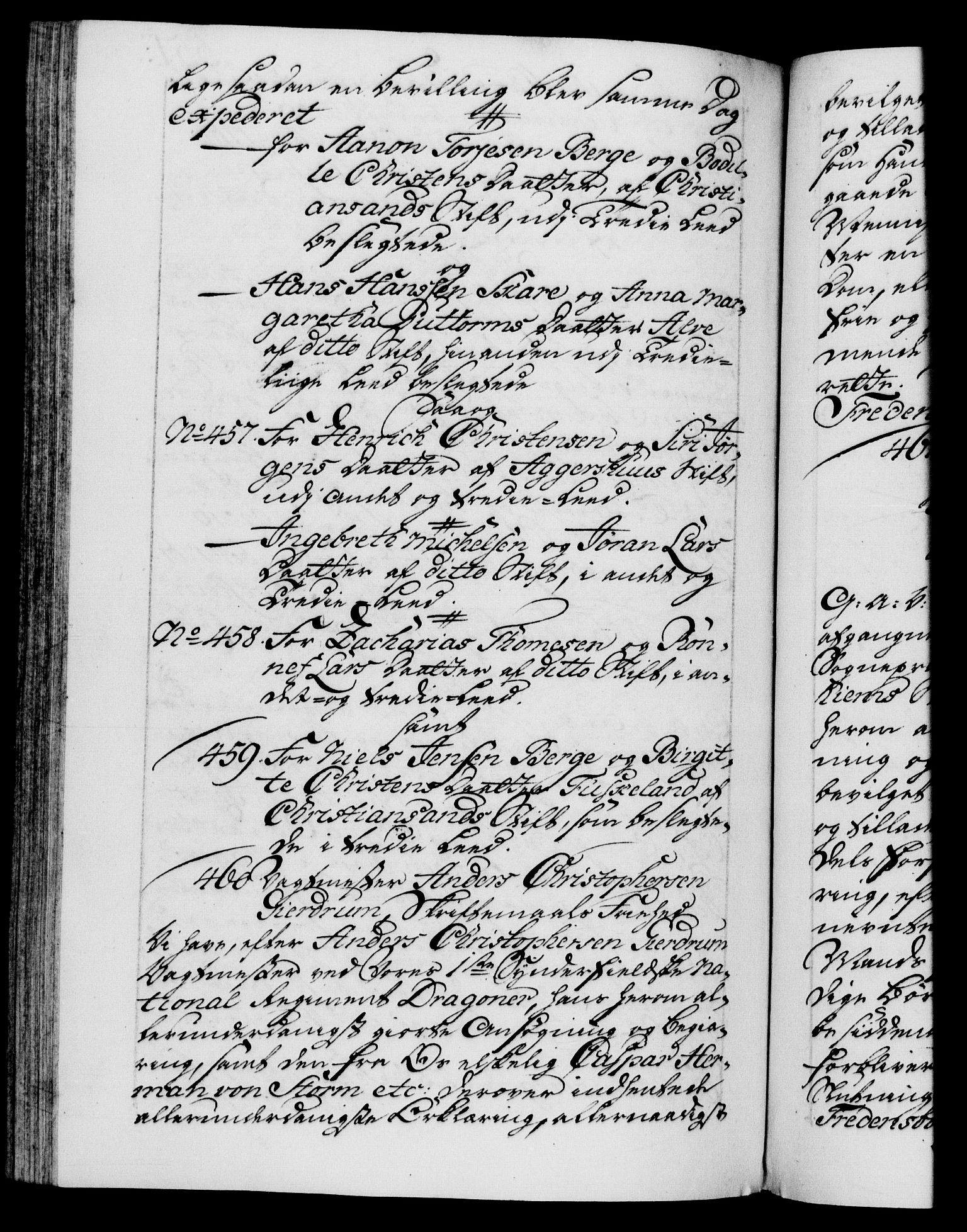 Danske Kanselli 1572-1799, AV/RA-EA-3023/F/Fc/Fca/Fcaa/L0041: Norske registre, 1760-1762, p. 551b